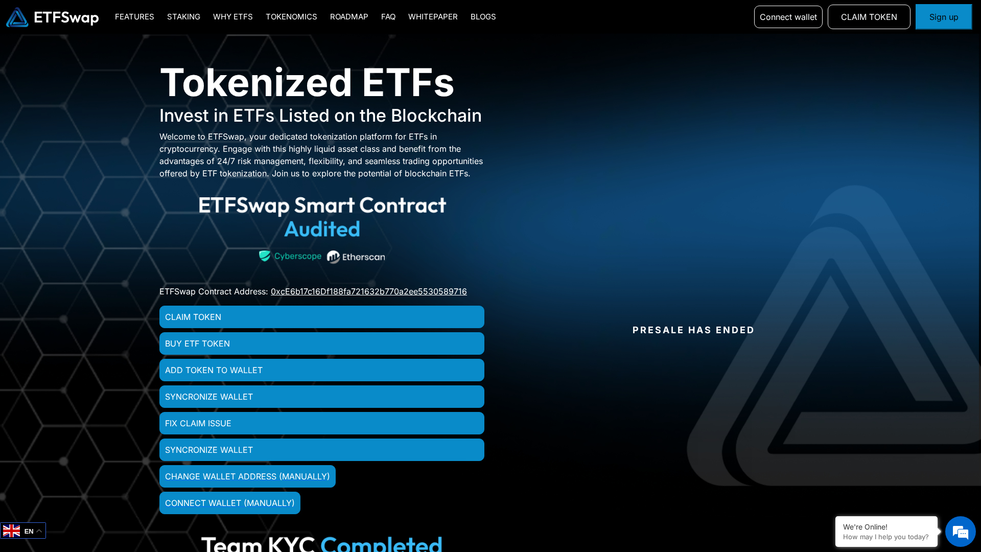 Screenshot of etfswappresales.pages.dev