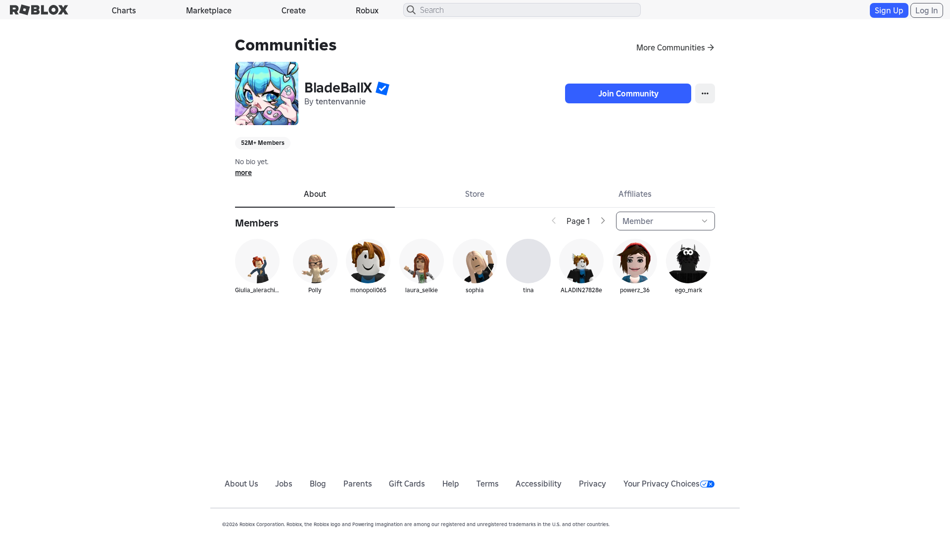 Screenshot of www.roblox.re