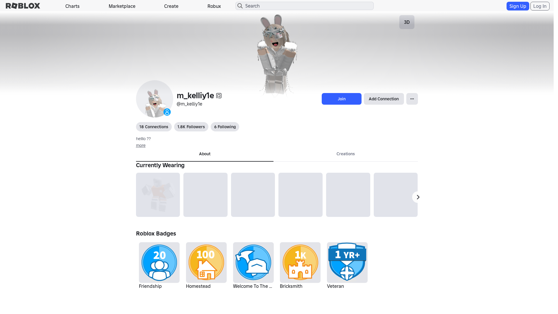 Screenshot of www.roblox.com.mu