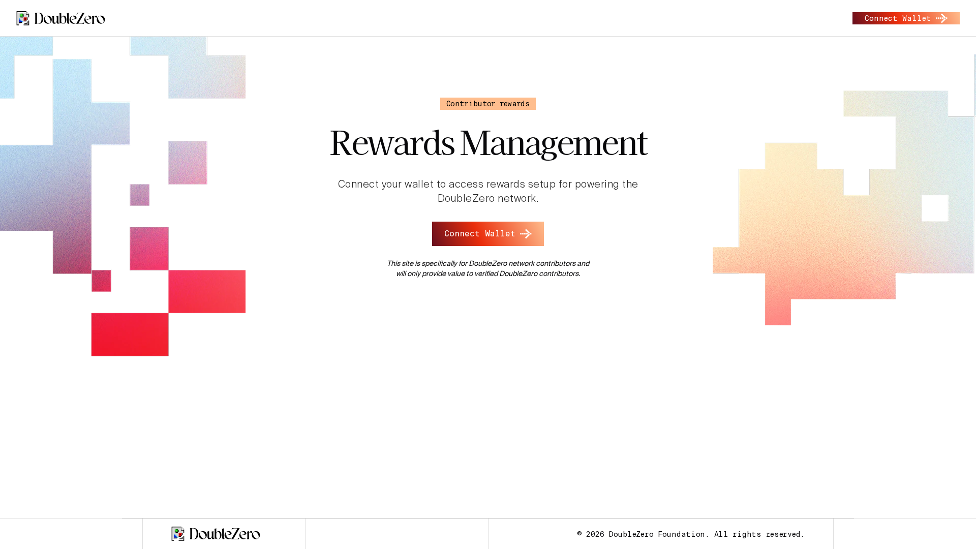 Screenshot of doublezero-rewards.vercel.app