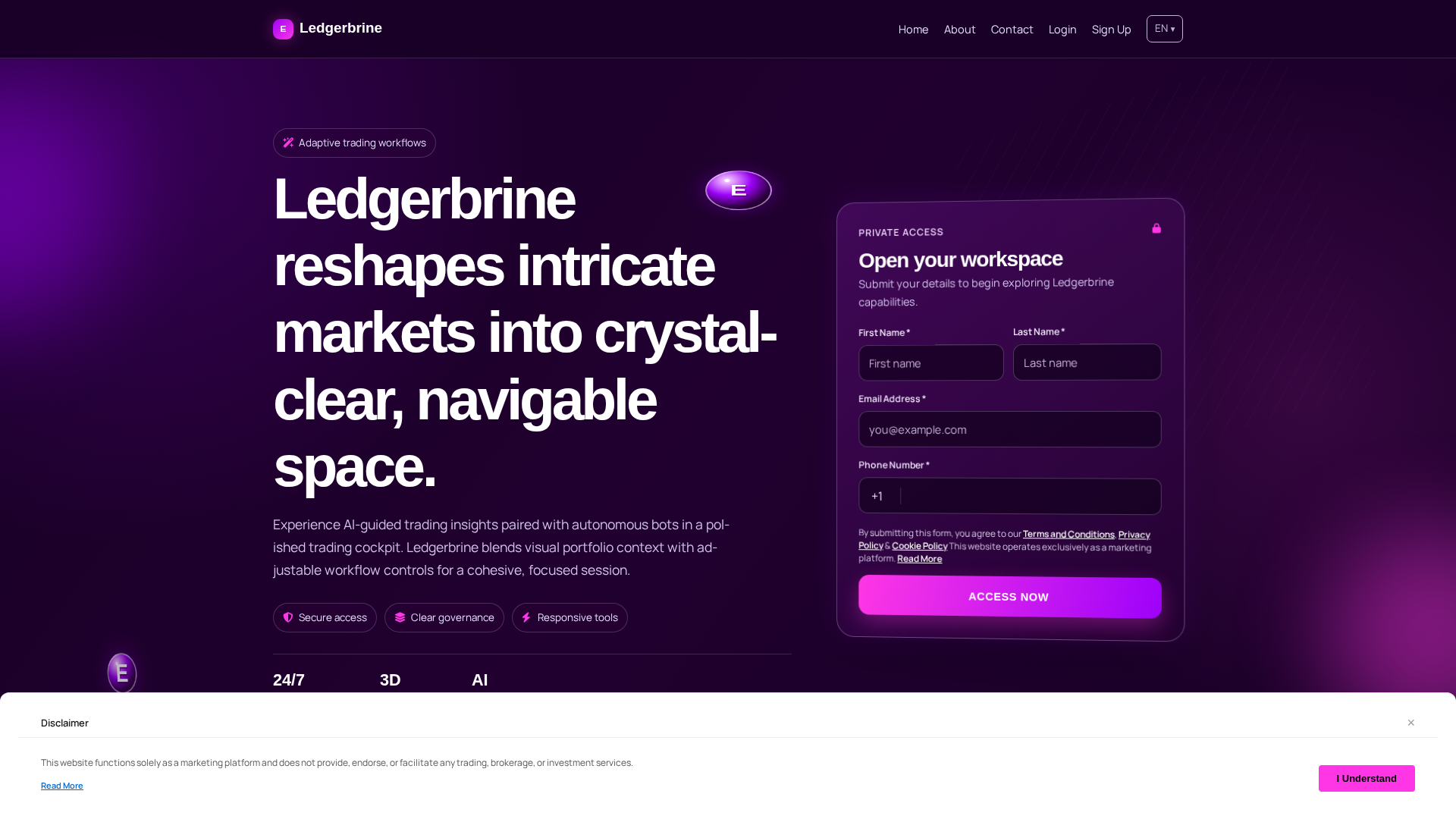Screenshot of ledgerbrine.click