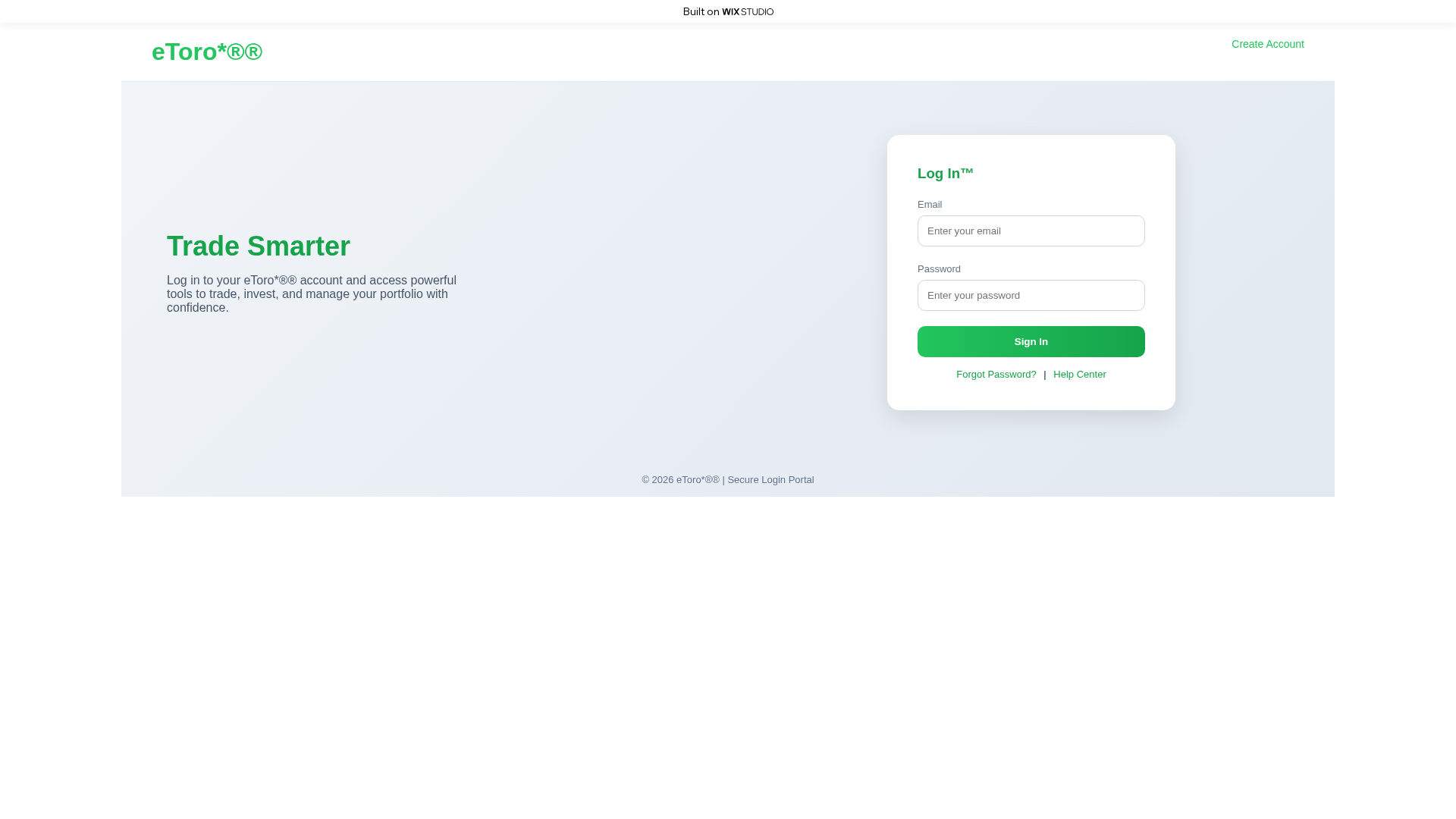 Screenshot of startin-ettoro.wixstudio.com