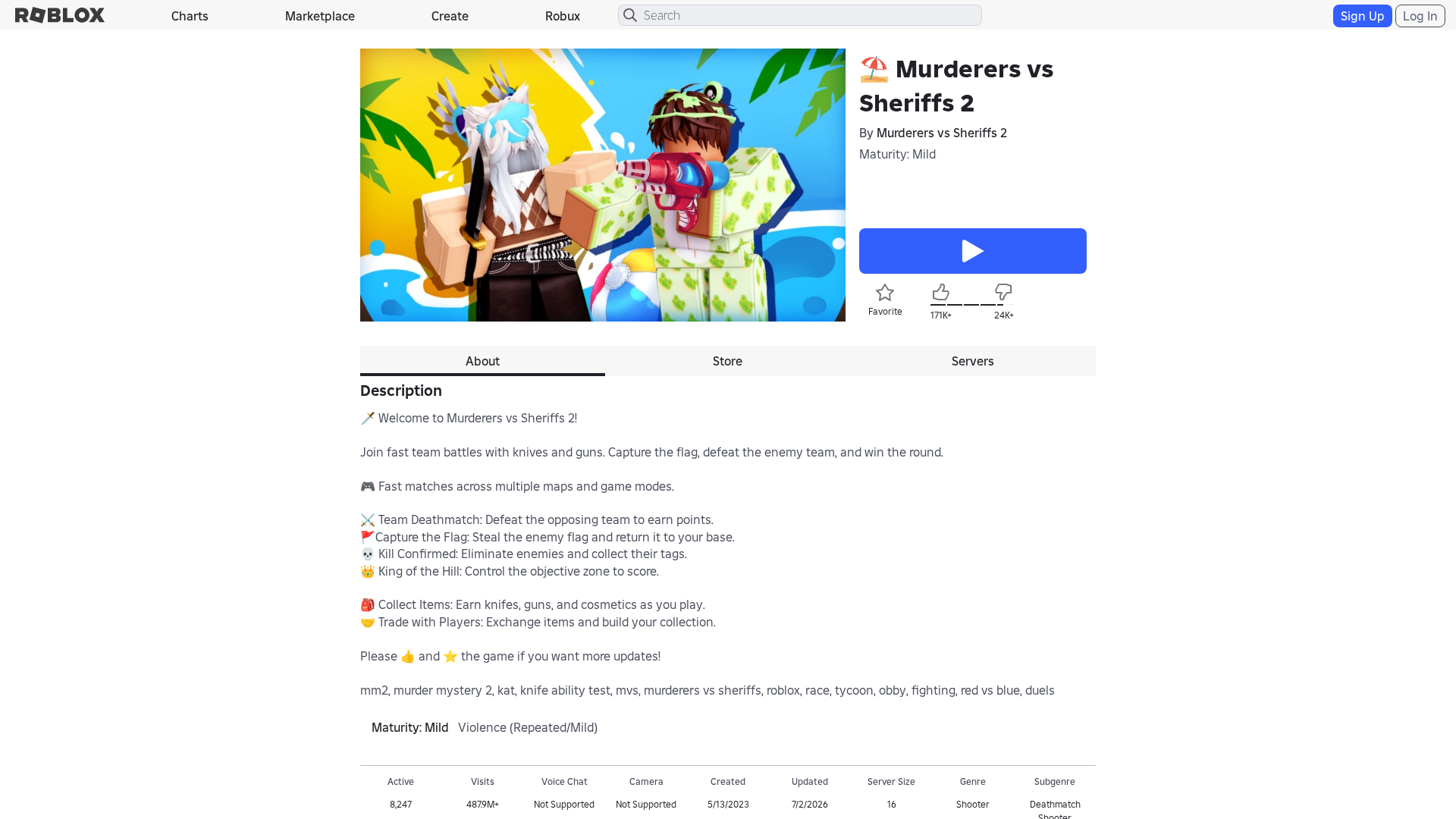 Screenshot of www.roblox.com.bi
