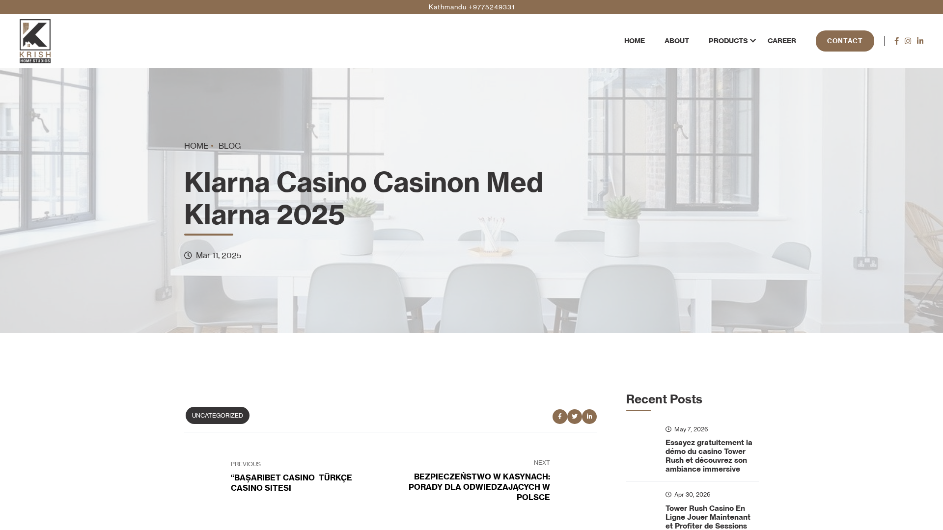 Screenshot of www.krishhomestudios.com