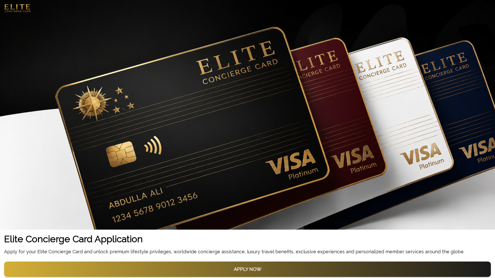 Screenshot of conciergebenefitscard.com