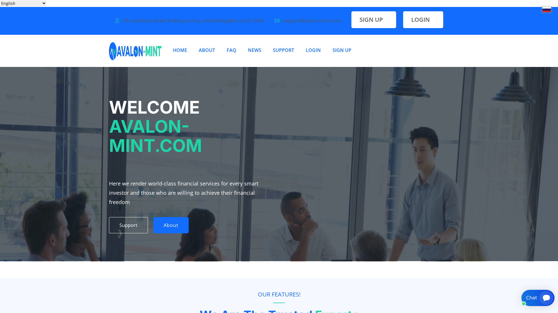 Screenshot of avalon-mint.com