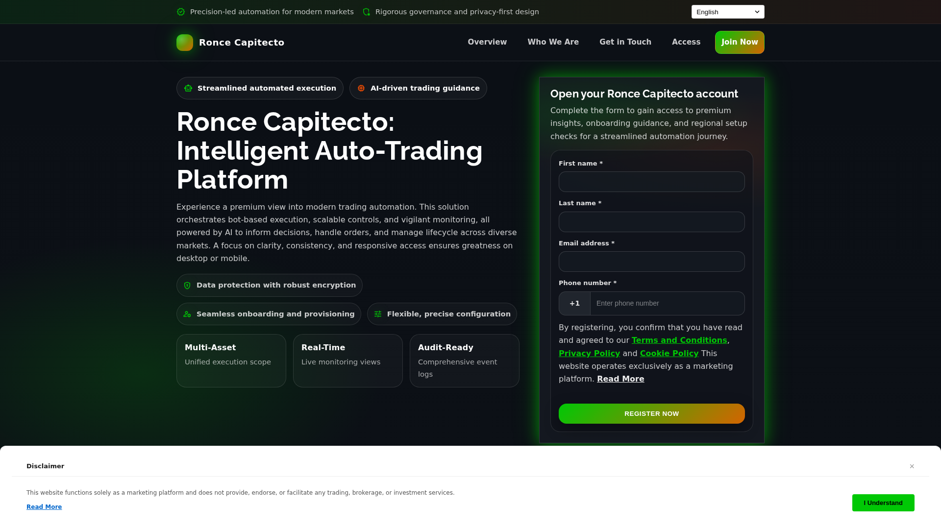 Screenshot of roncecapitecto.digital