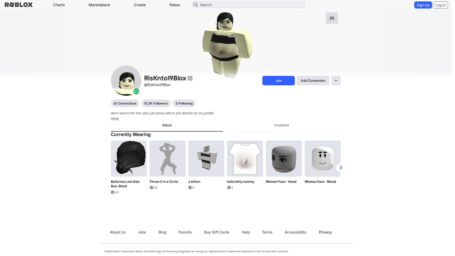 Screenshot of www.roblox.com.ml