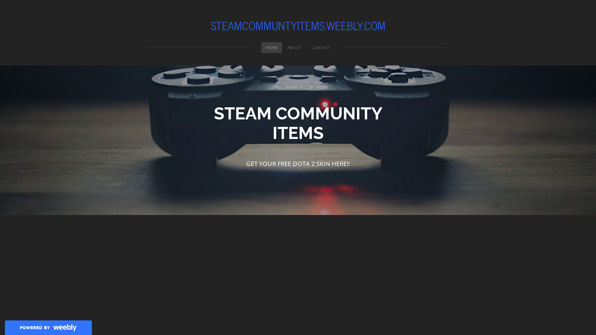 Screenshot of steamcommunityitems.weebly.com
