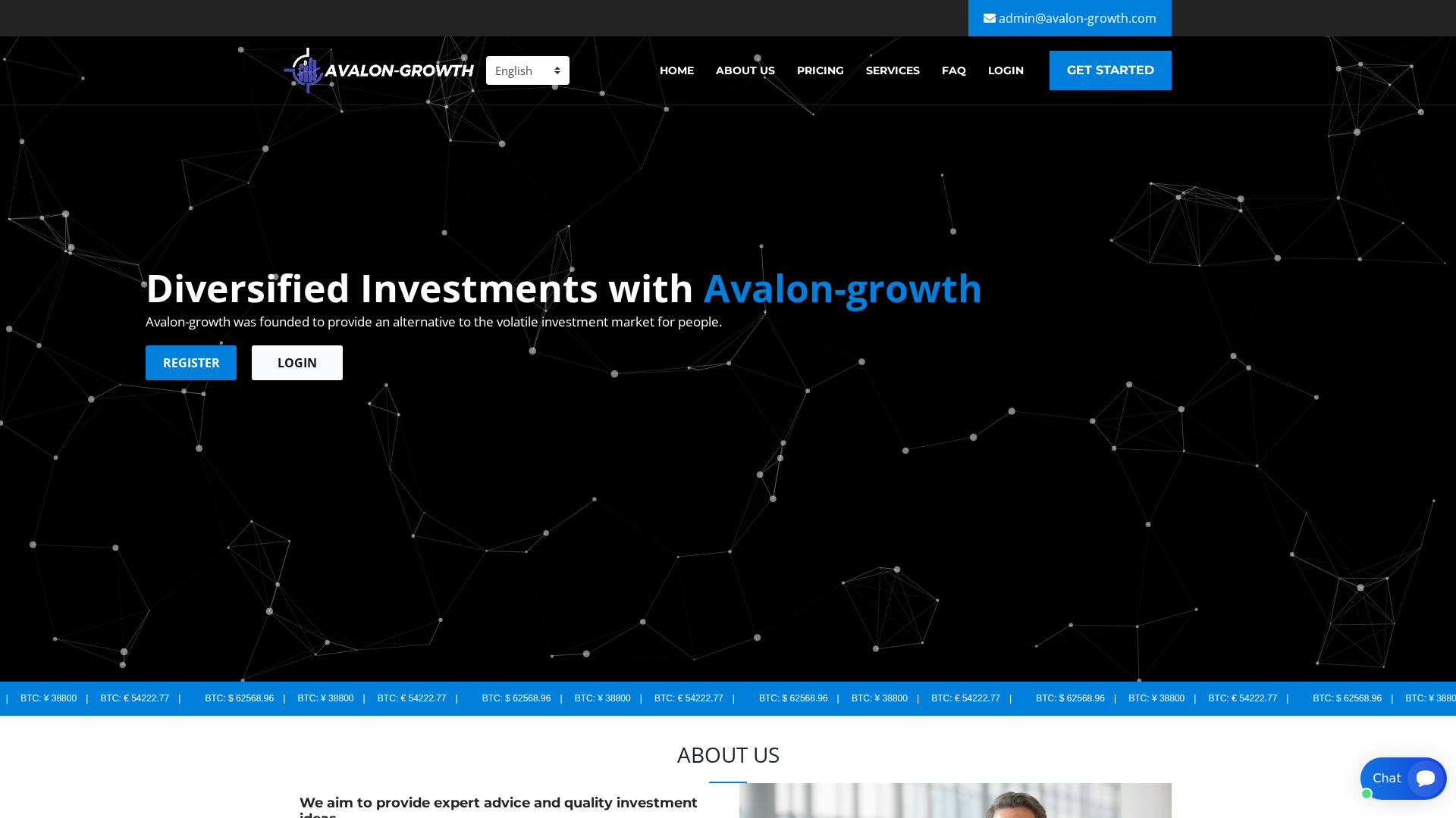 Screenshot of avalon-growth.com
