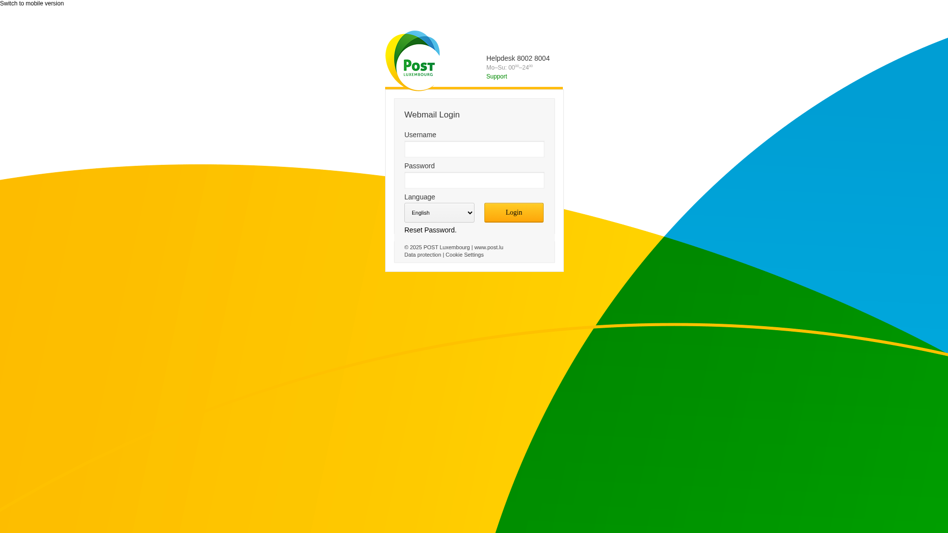 Screenshot of posttelecommail.github.io