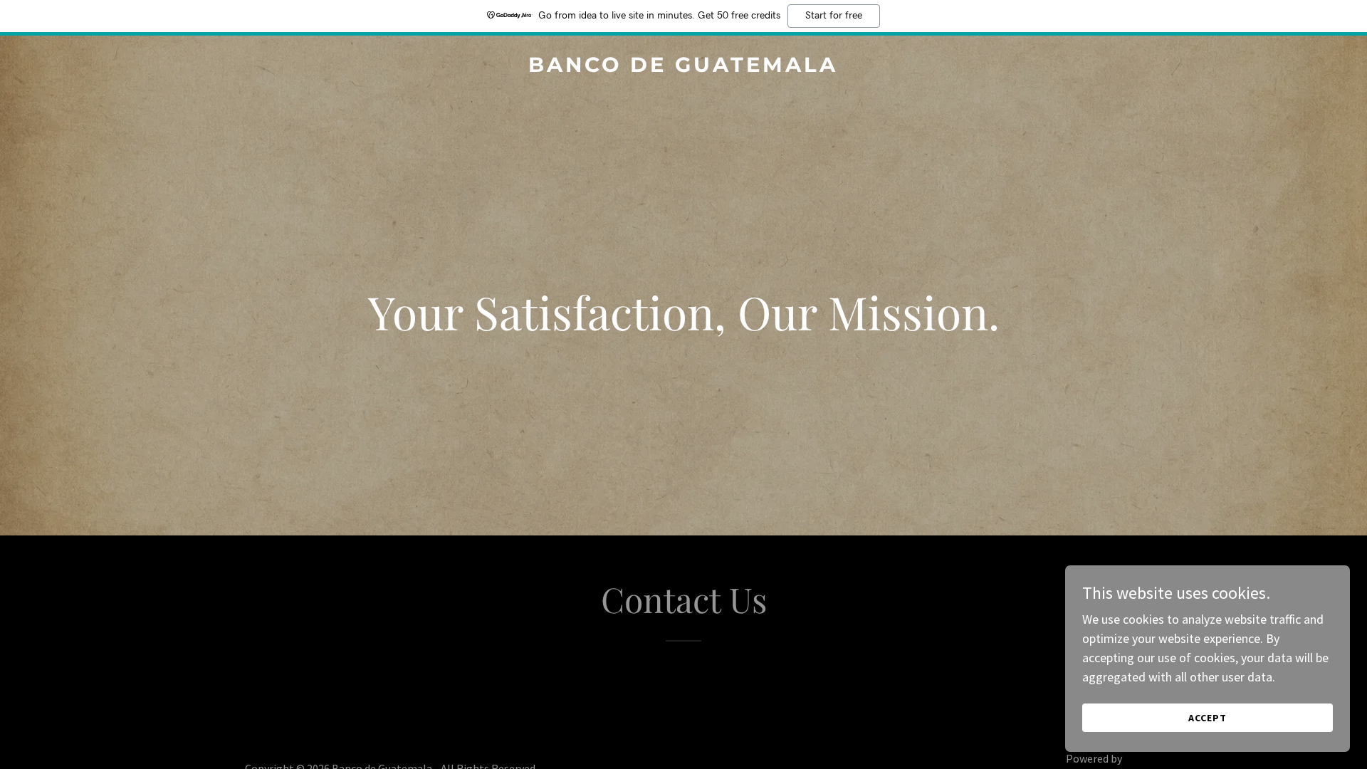 Screenshot of banguat.com