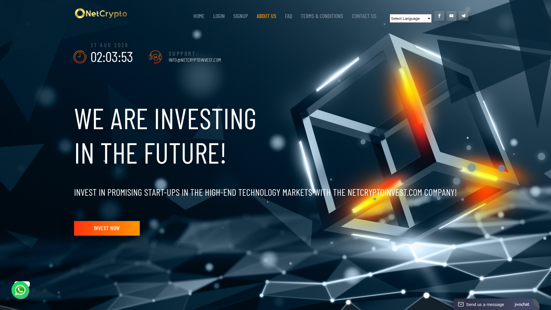 Screenshot of netcryptoinvest.com