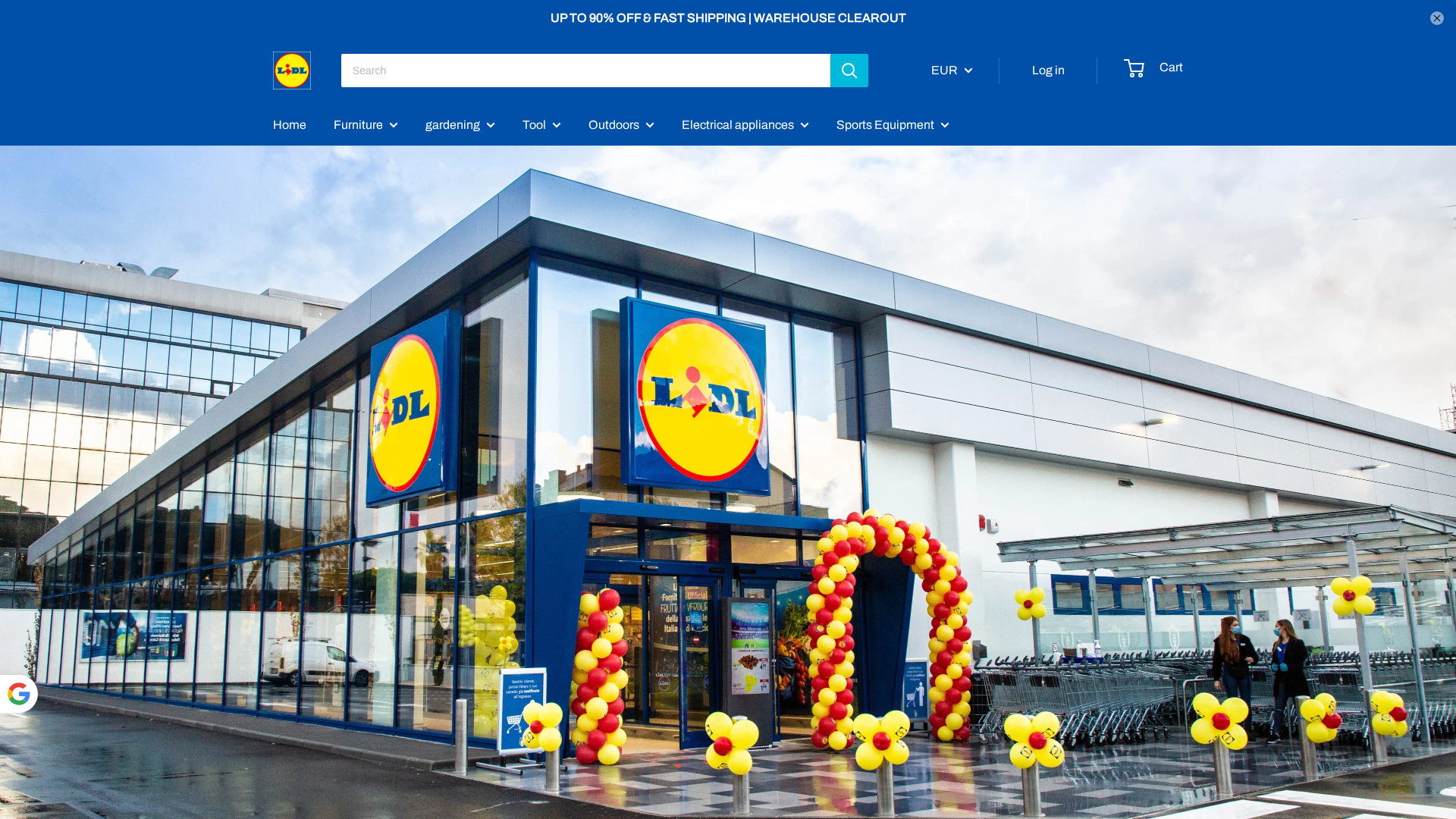 Screenshot of clearancediscount.click