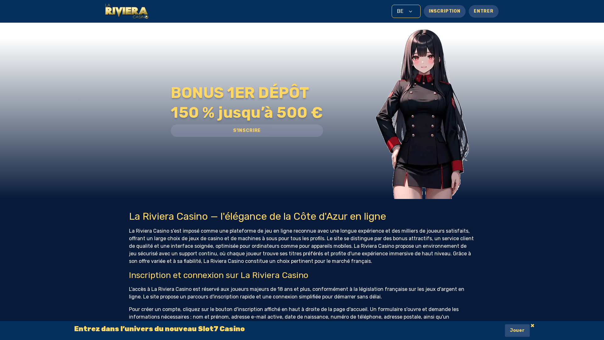 Screenshot of lariviera-casino3.com