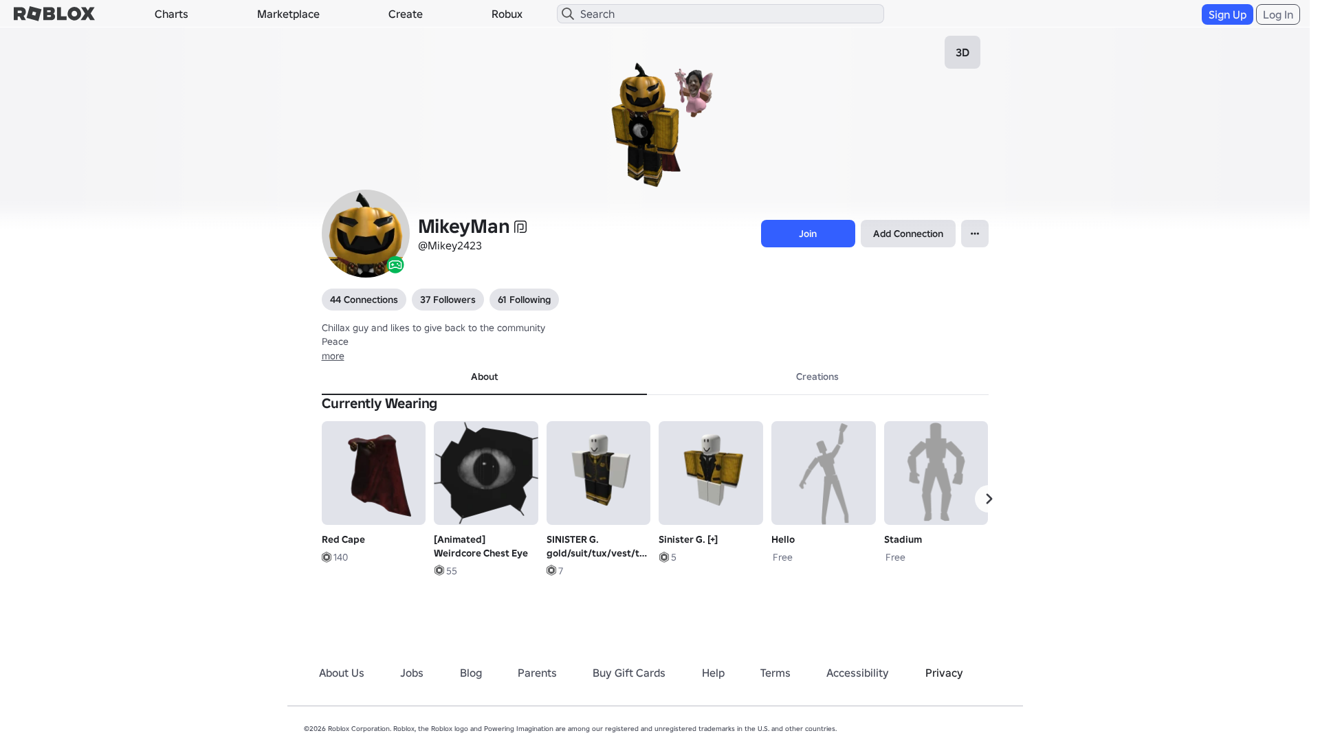 Screenshot of www.roblox.com.ml