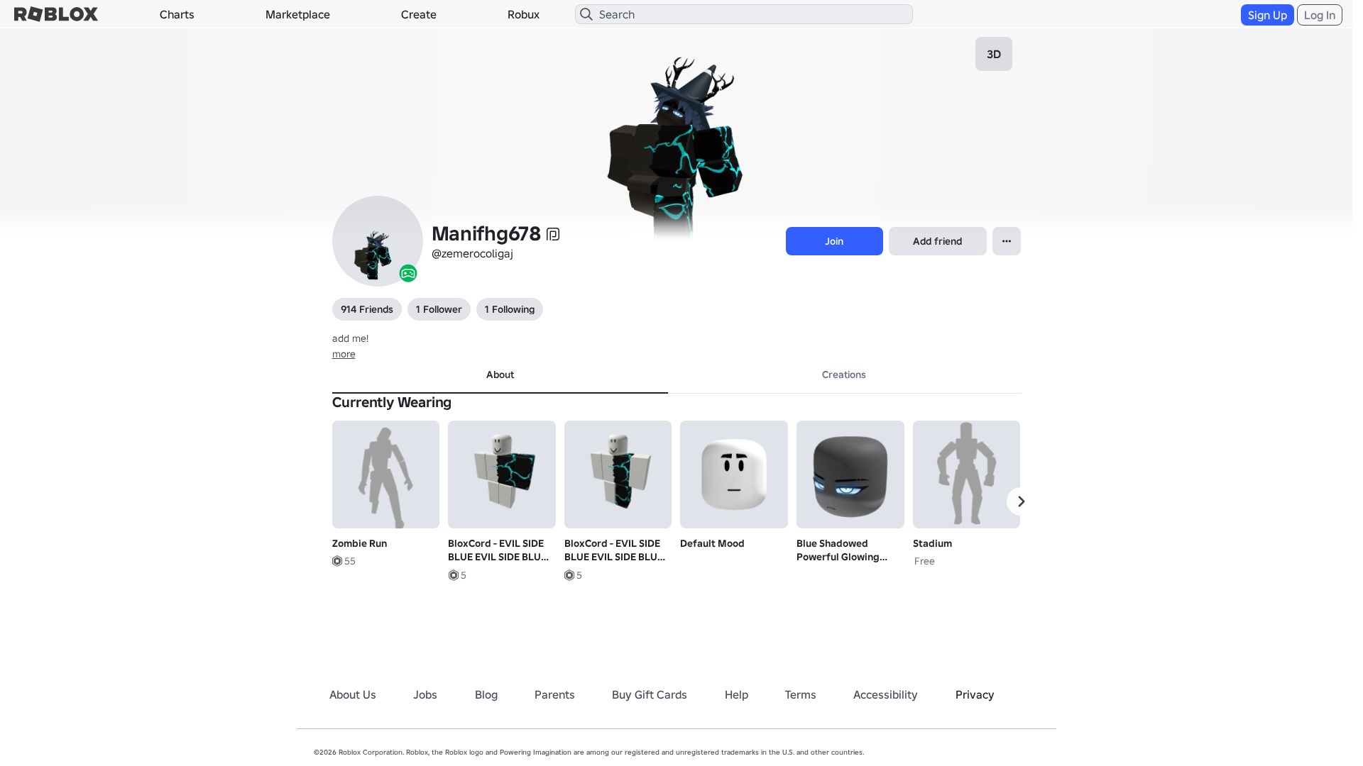 Screenshot of www.roblox.com.am