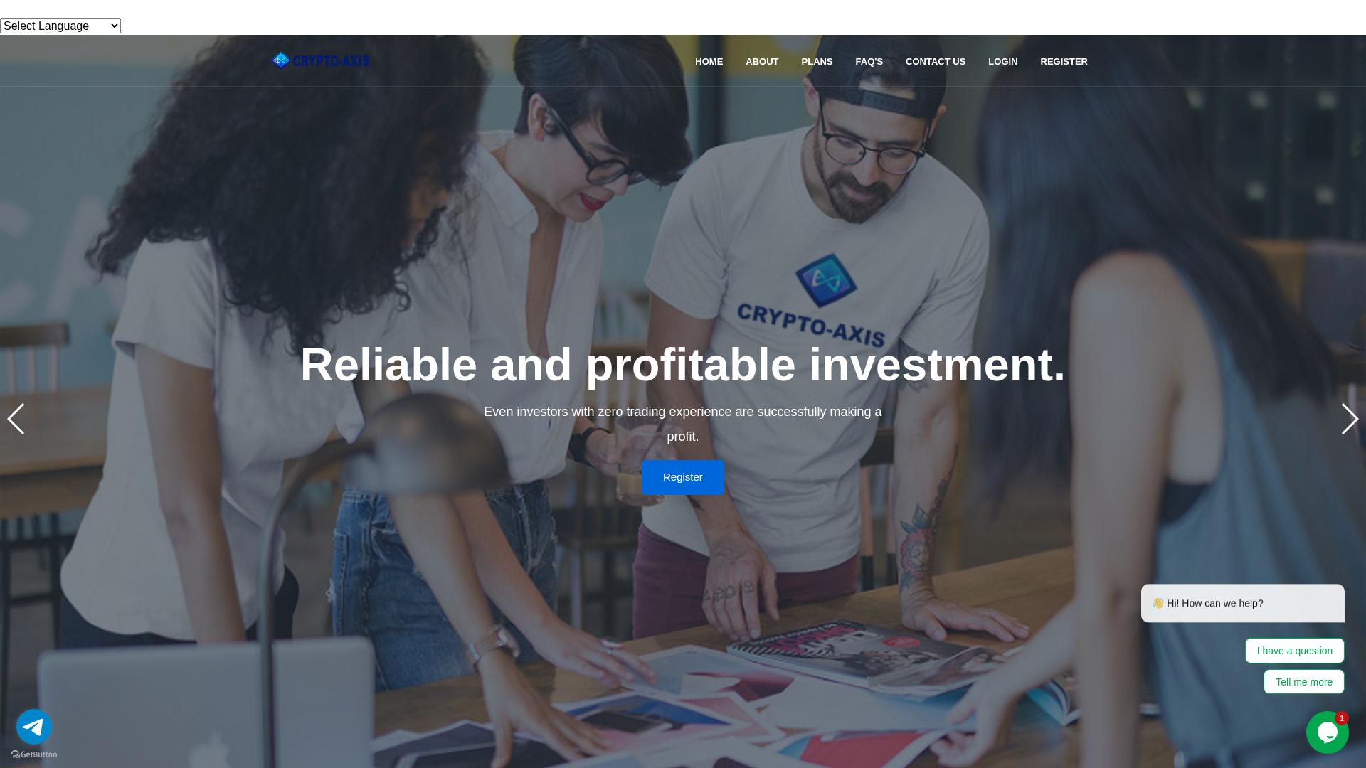Screenshot of crypto-axis.info