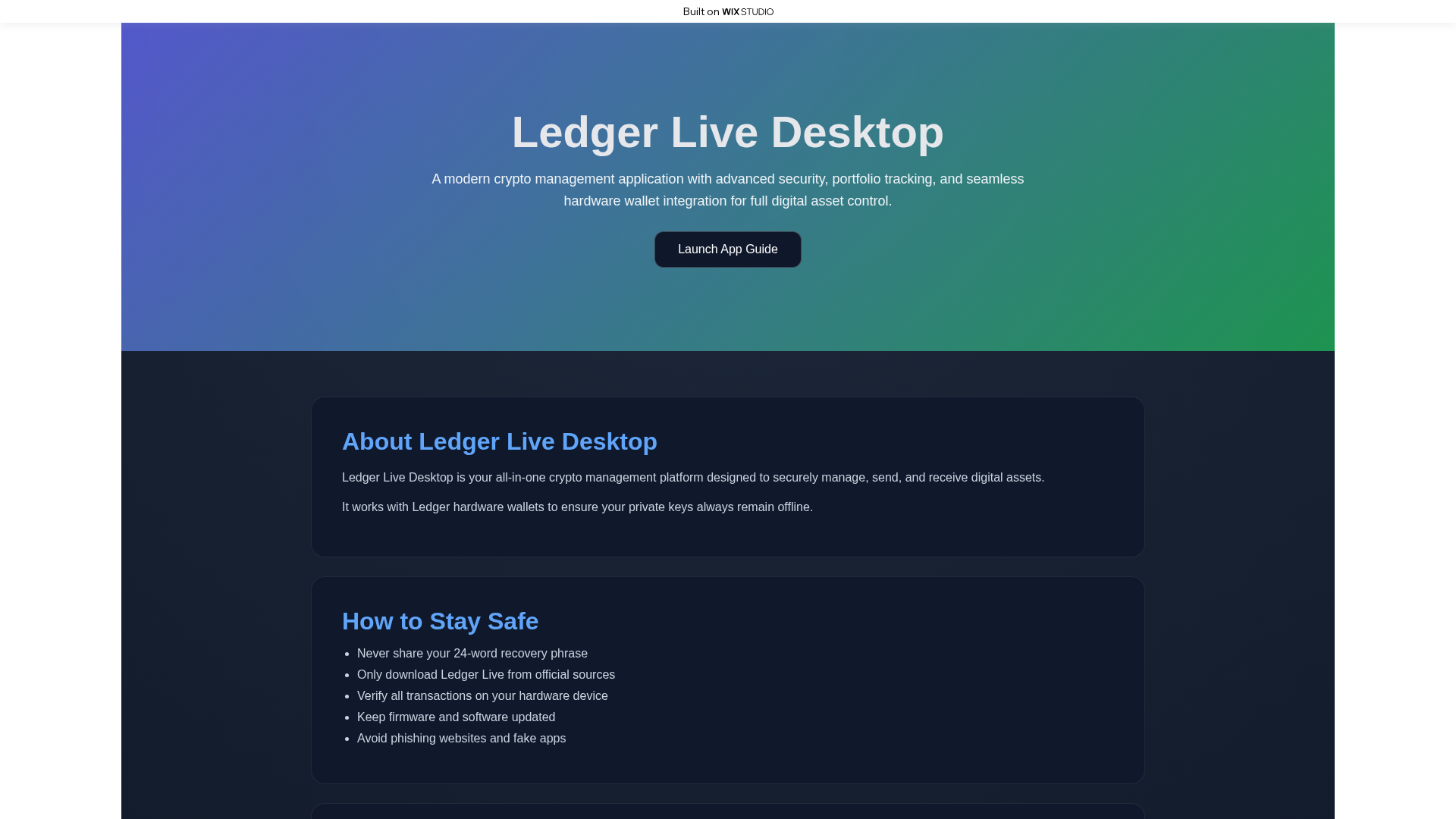 Screenshot of officialdesktop-legr.wixstudio.com