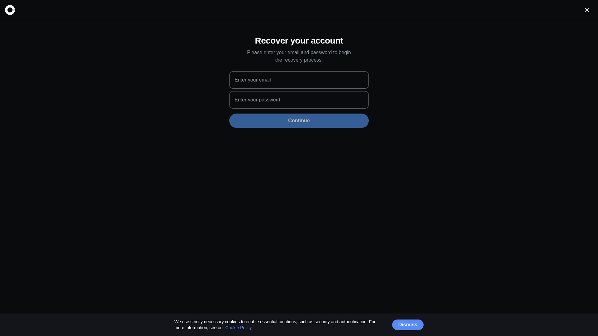 Screenshot of www.coinbase-recovery-page.vercel.app