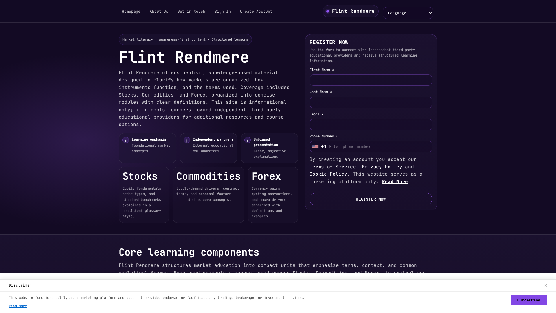 Screenshot of flintrendmerepro.com