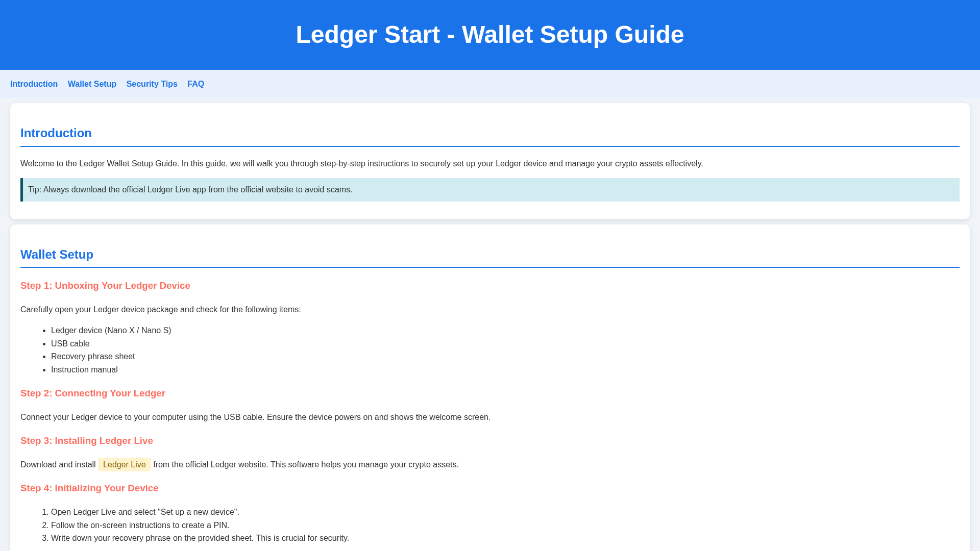 Screenshot of home-started-lege.pages.dev