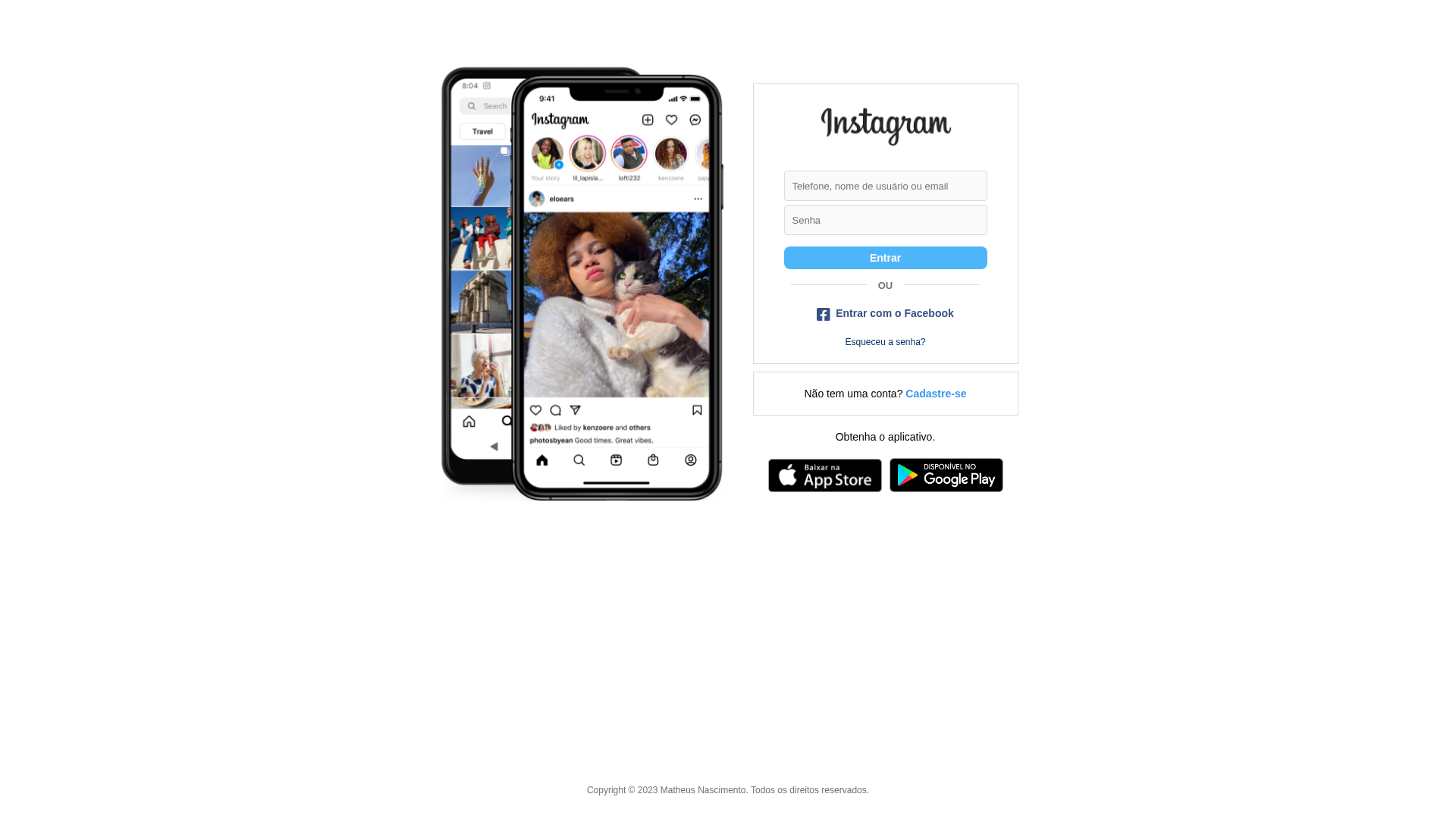 Screenshot of instagram-clone-login.vercel.app