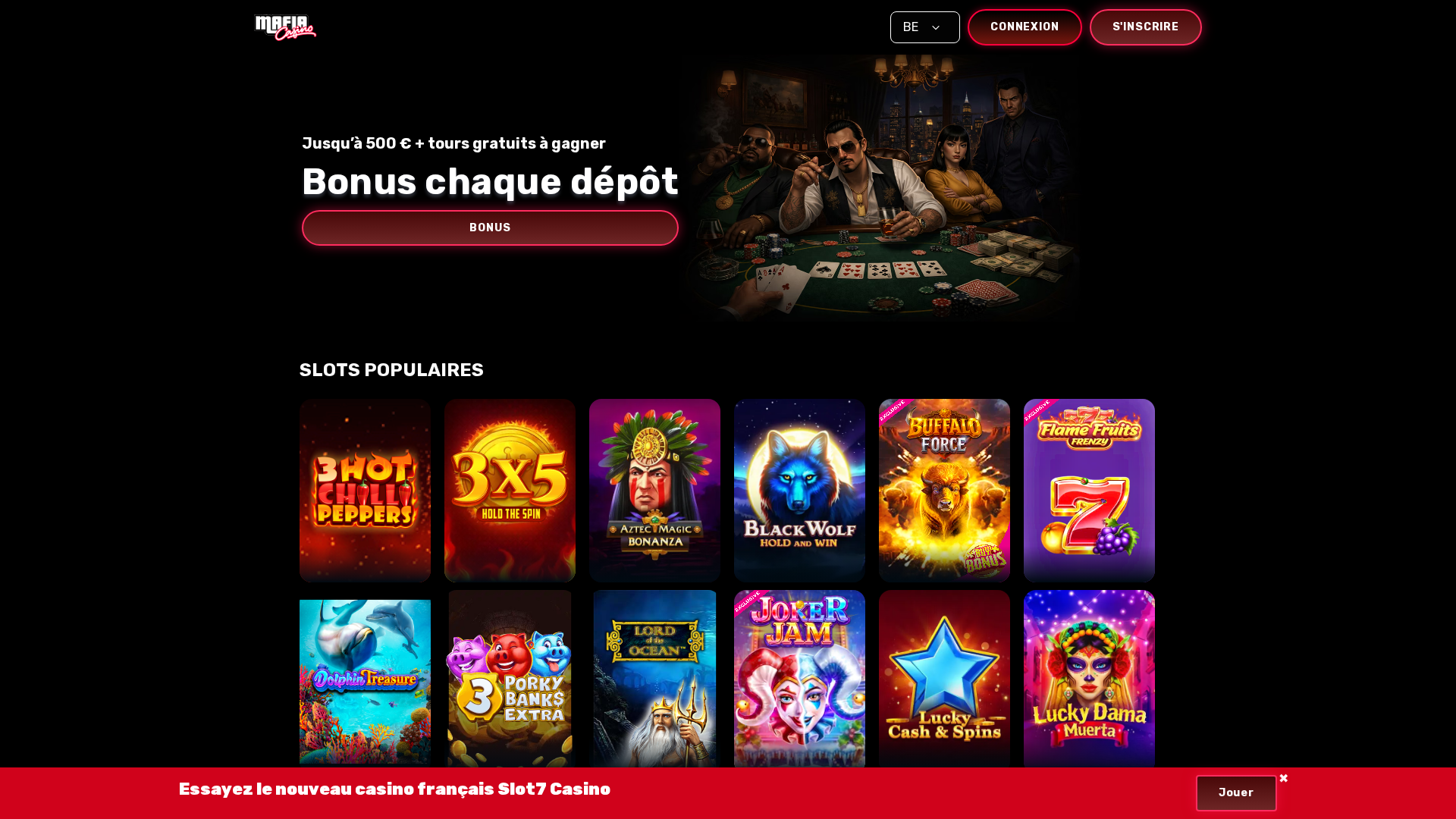 Screenshot of casinos-mafia-enligne.com
