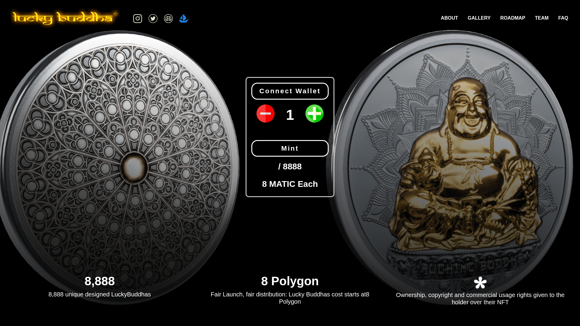 Screenshot of luckybuddha.club