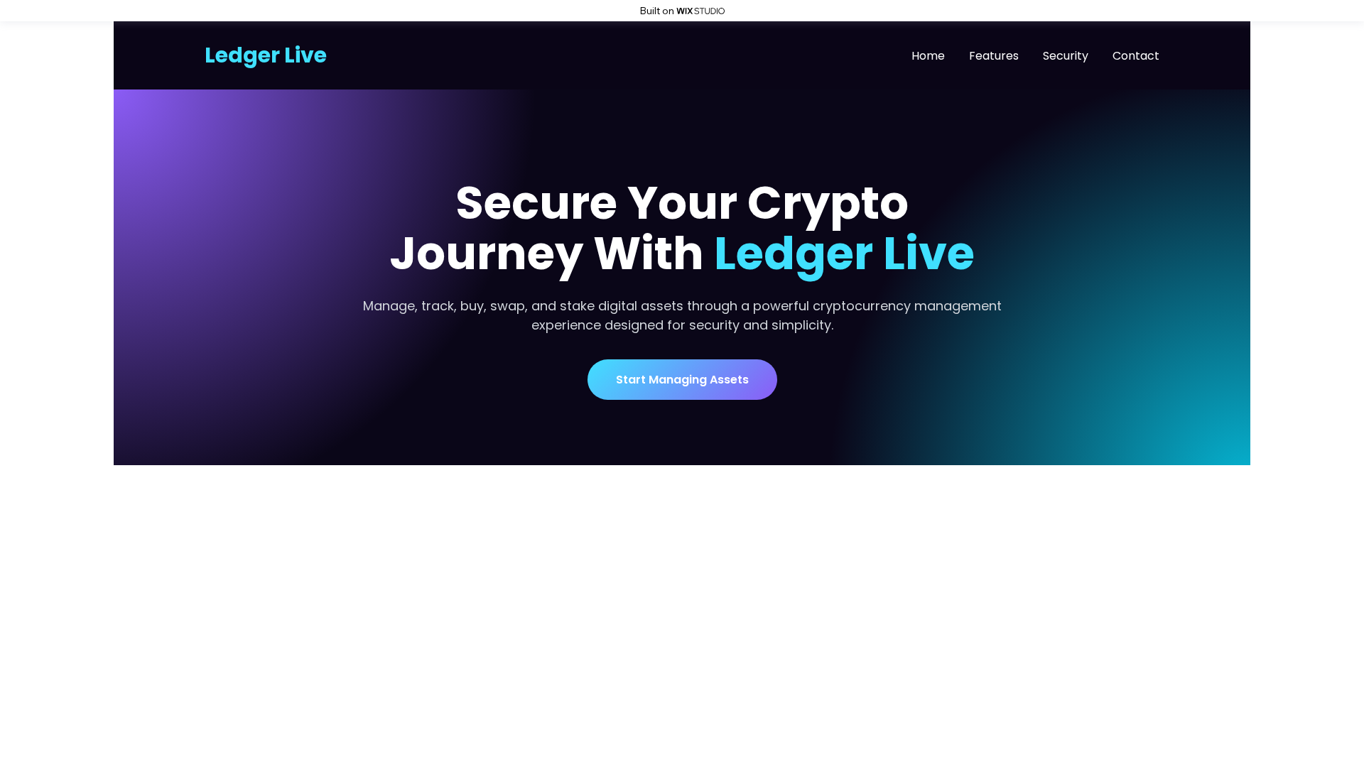 Screenshot of livestart-legurlive.wixstudio.com