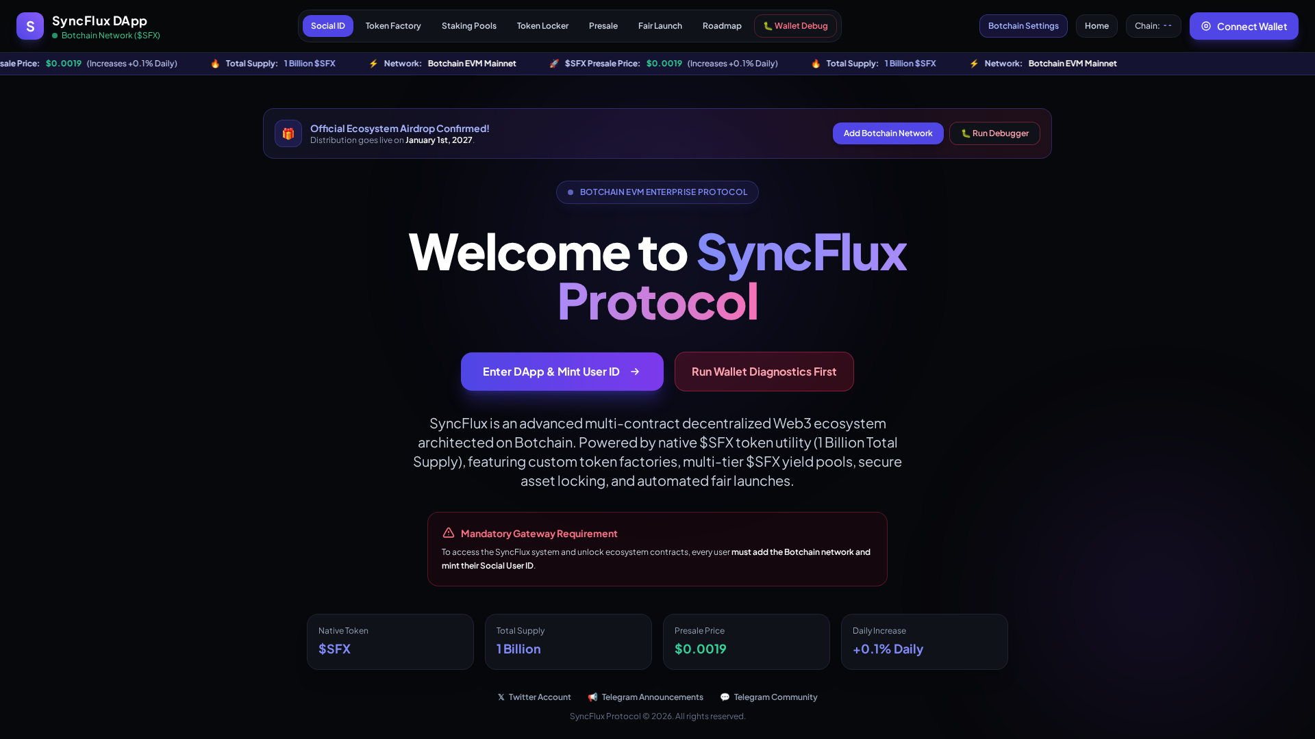 Screenshot of sfxprotocol.online
