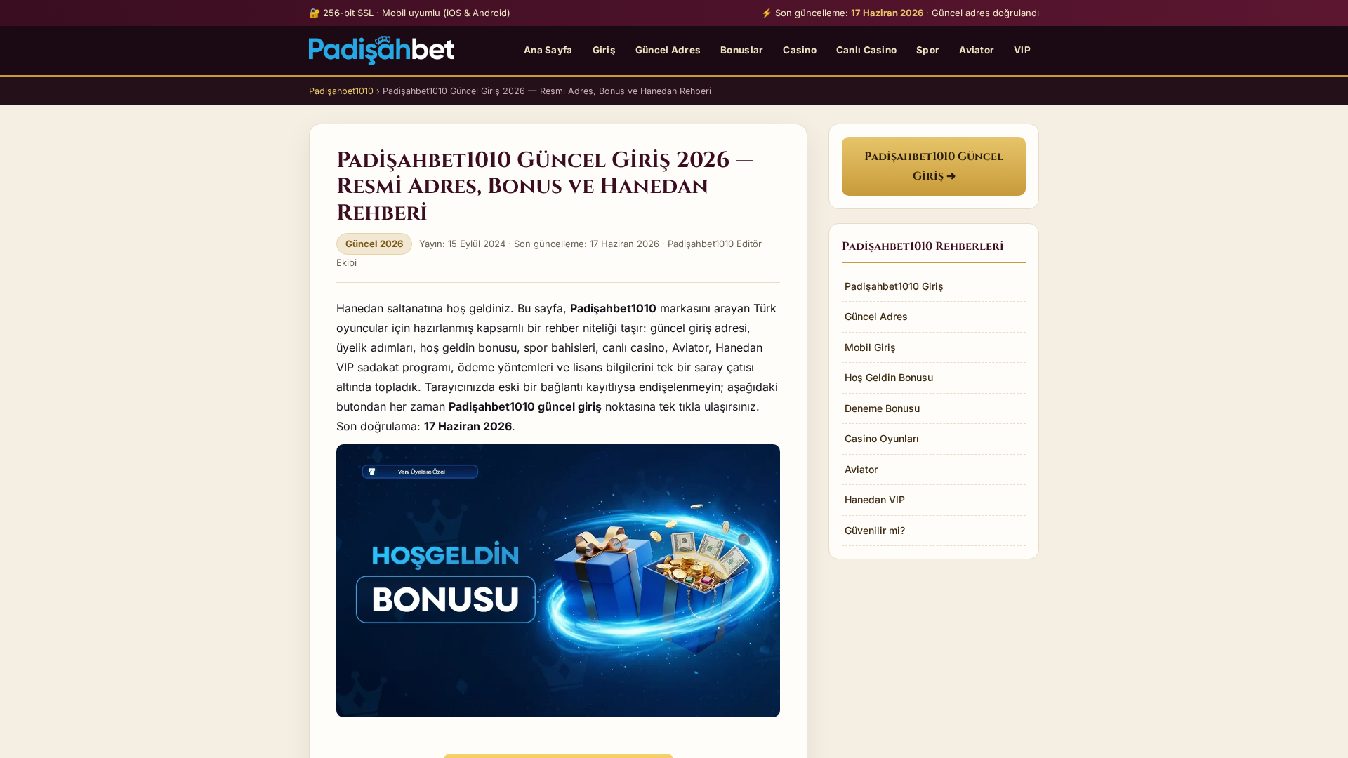 Screenshot of padisahbet-guvenliadres.live