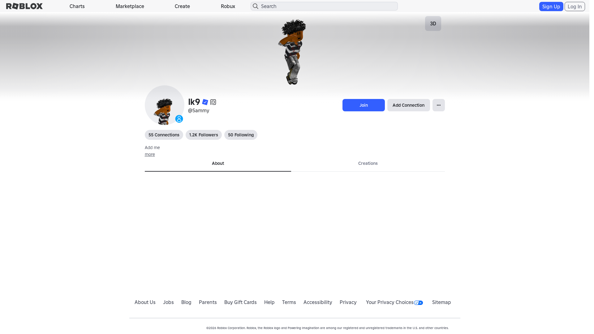 Screenshot of www.roblox.com.bi