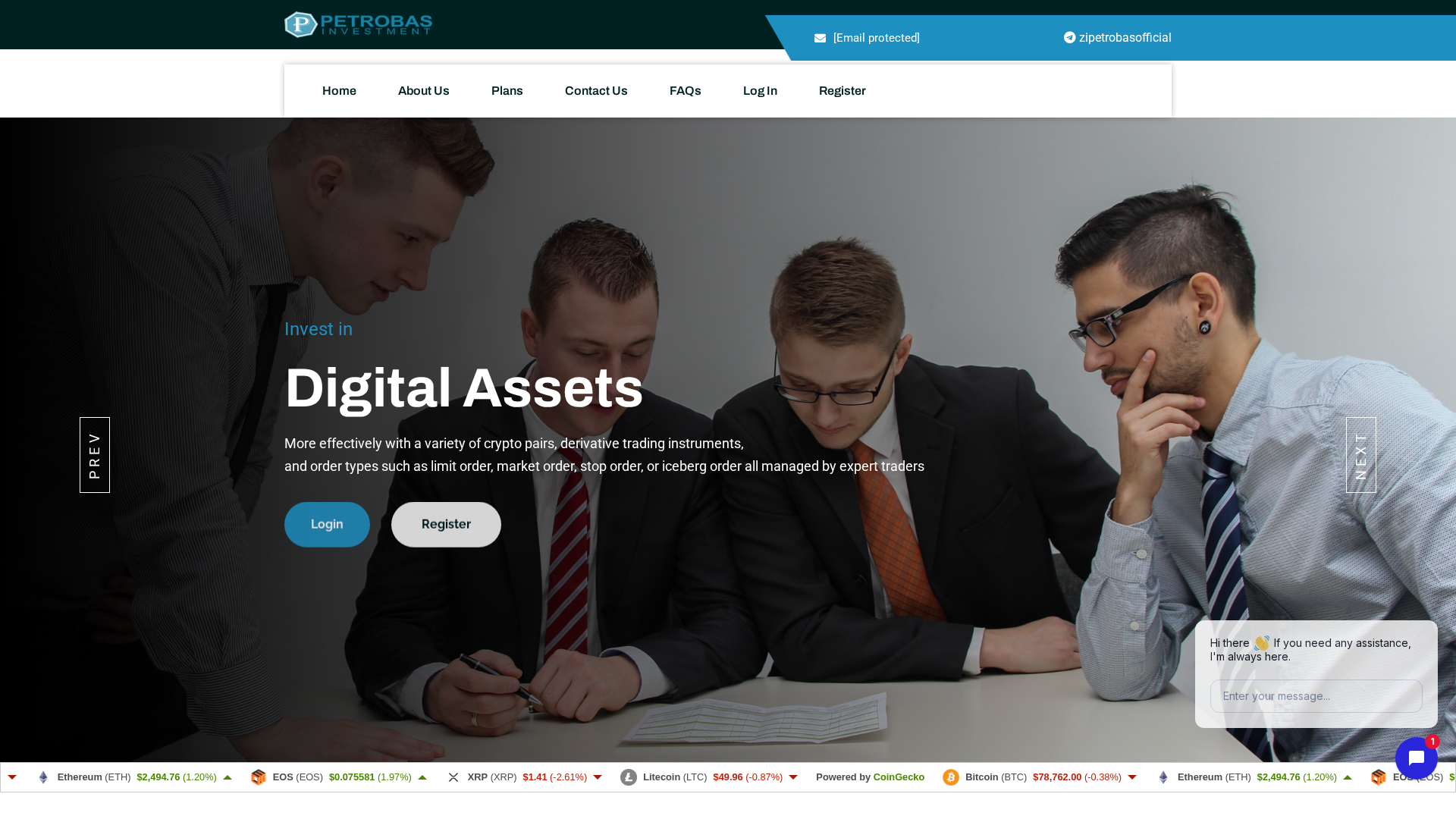 Screenshot of petrobass.com