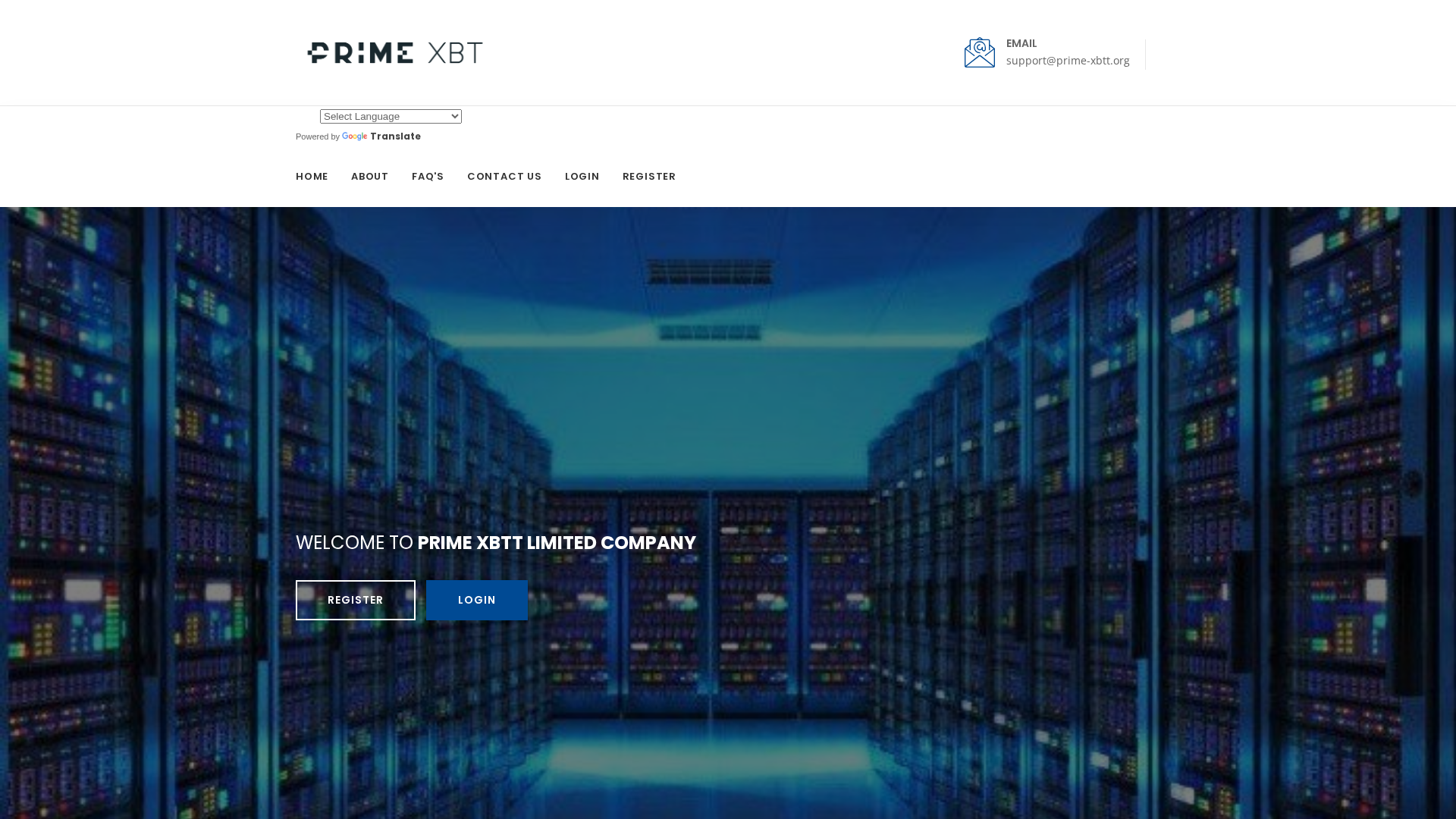 Screenshot of prime-xbtt.org