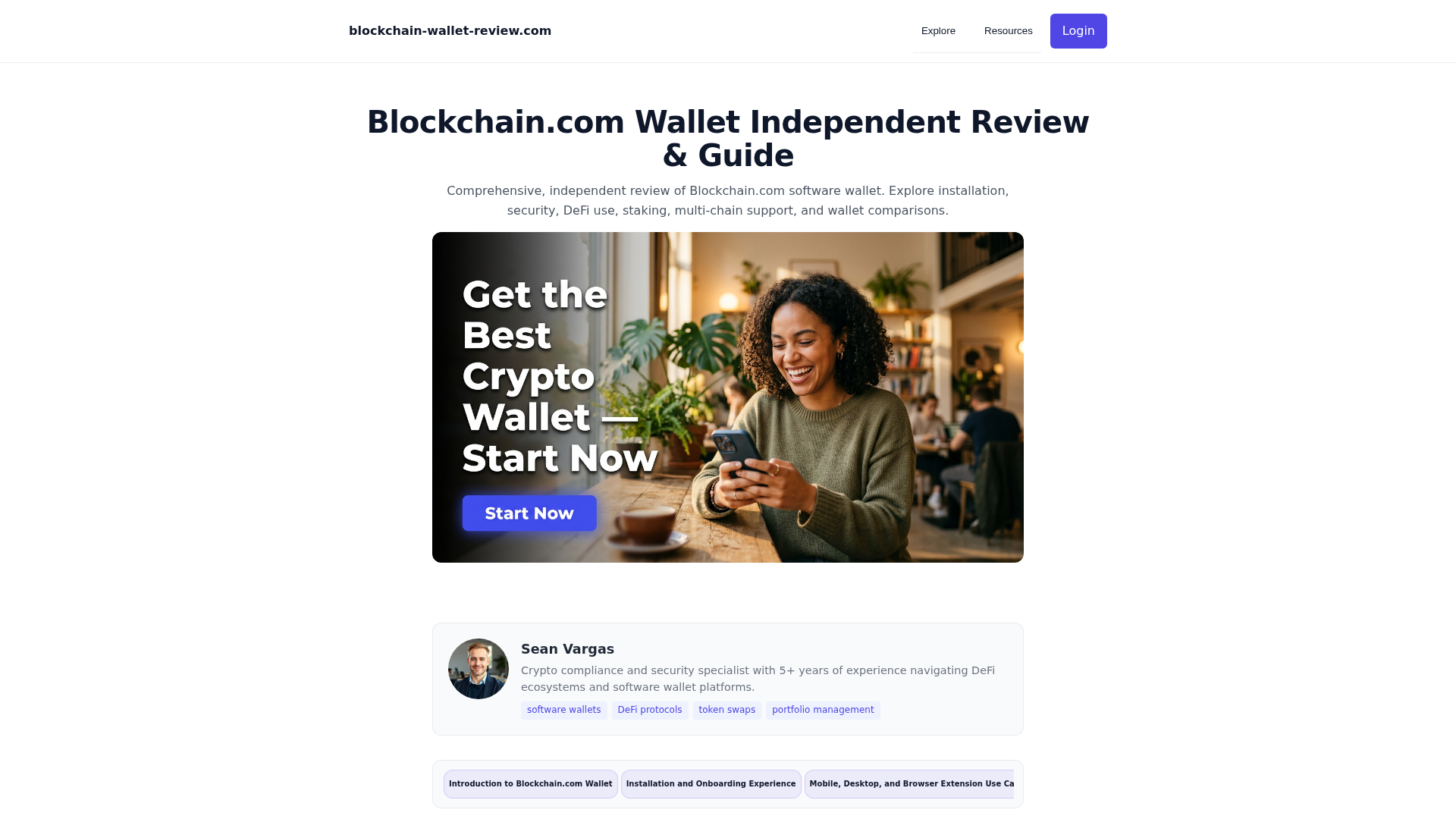 Screenshot of blockchain-wallet-review.com