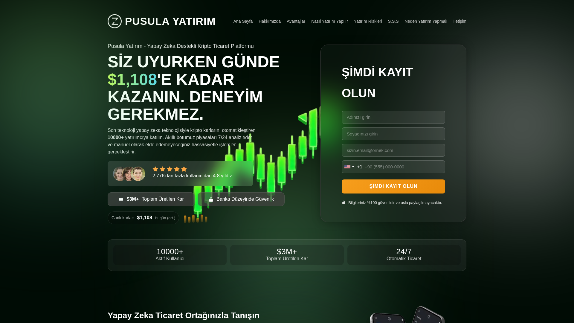 Screenshot of pusulayatirimtrade.com