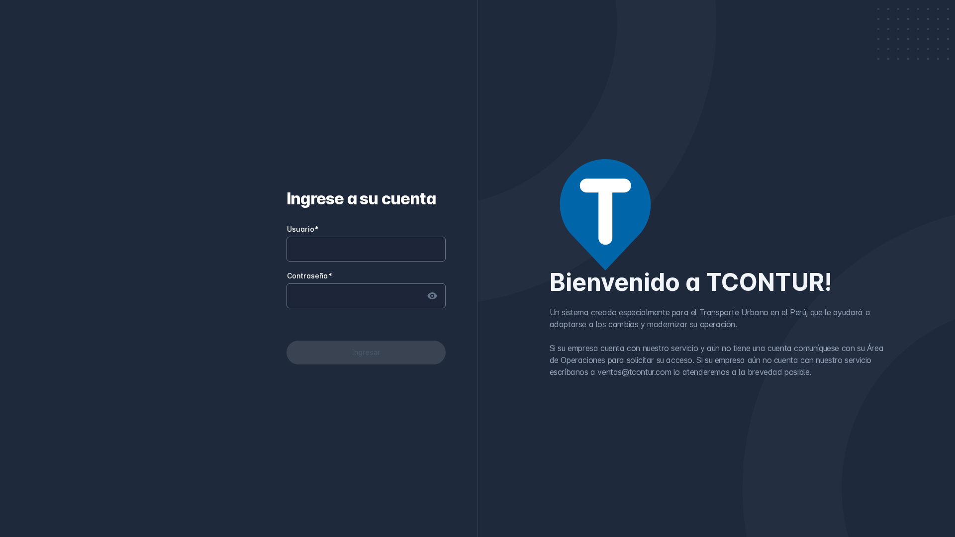 Screenshot of et160.tcontur.pe