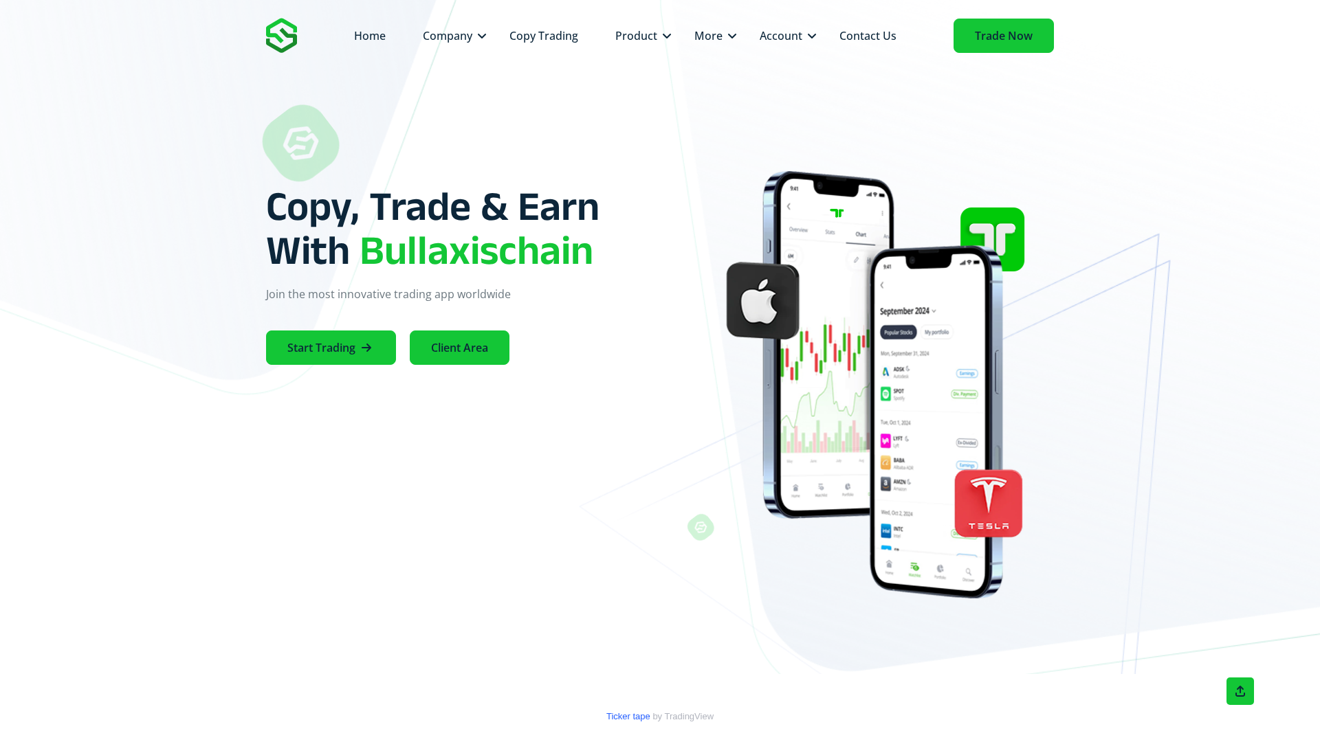 Screenshot of bullaxischain.com