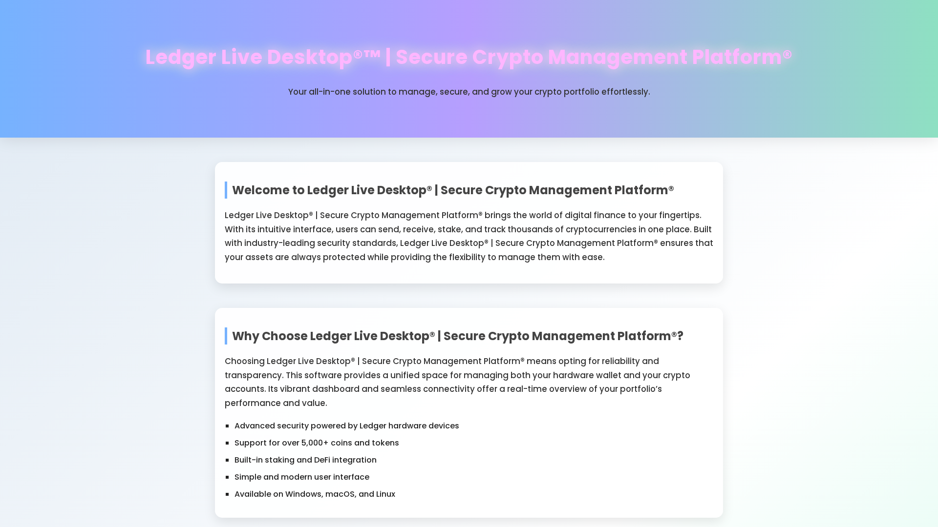 Screenshot of com-ldger-x-dekstop.pages.dev