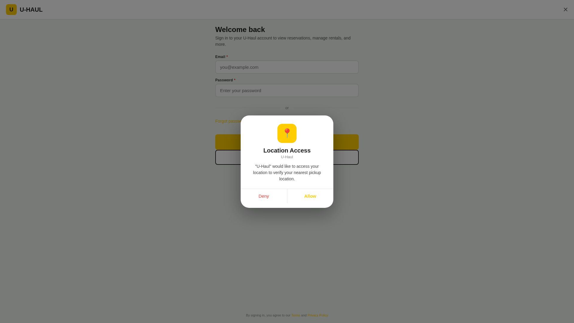 Screenshot of your-uhaul.github.io