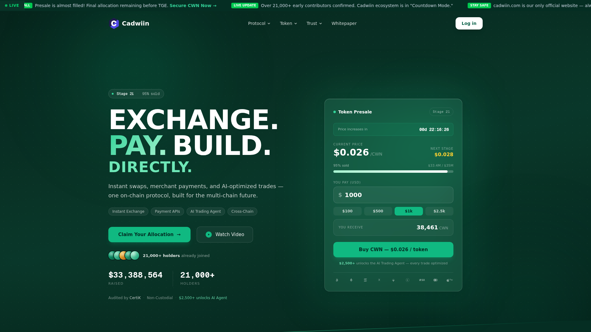 Screenshot of cadwiin.com