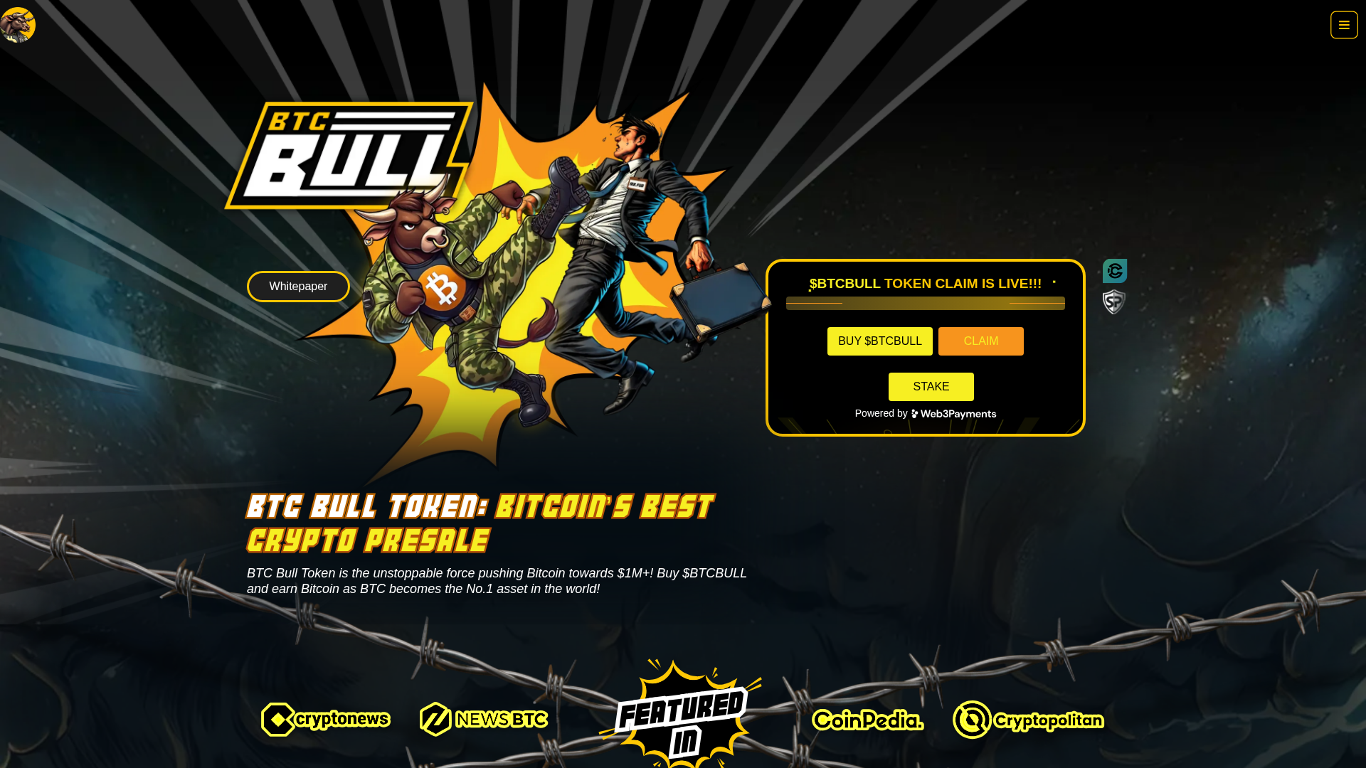 Screenshot of btcbull-coin.pages.dev