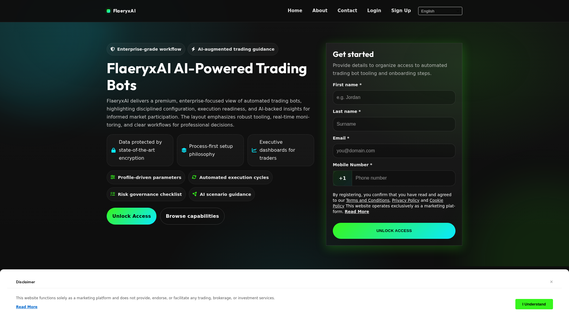 Screenshot of flaeryxai.click