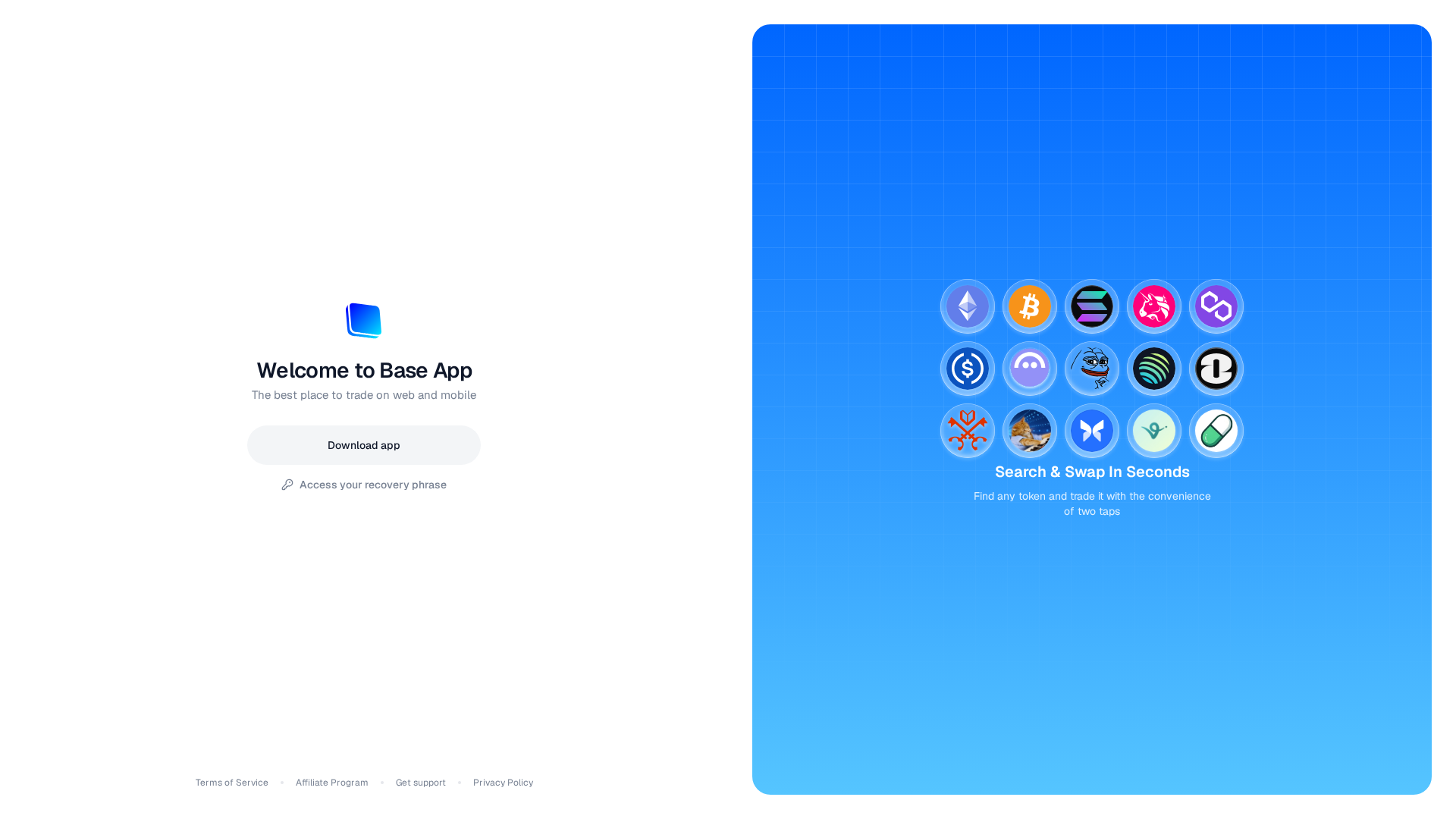 Screenshot of baseappcoinbase.com