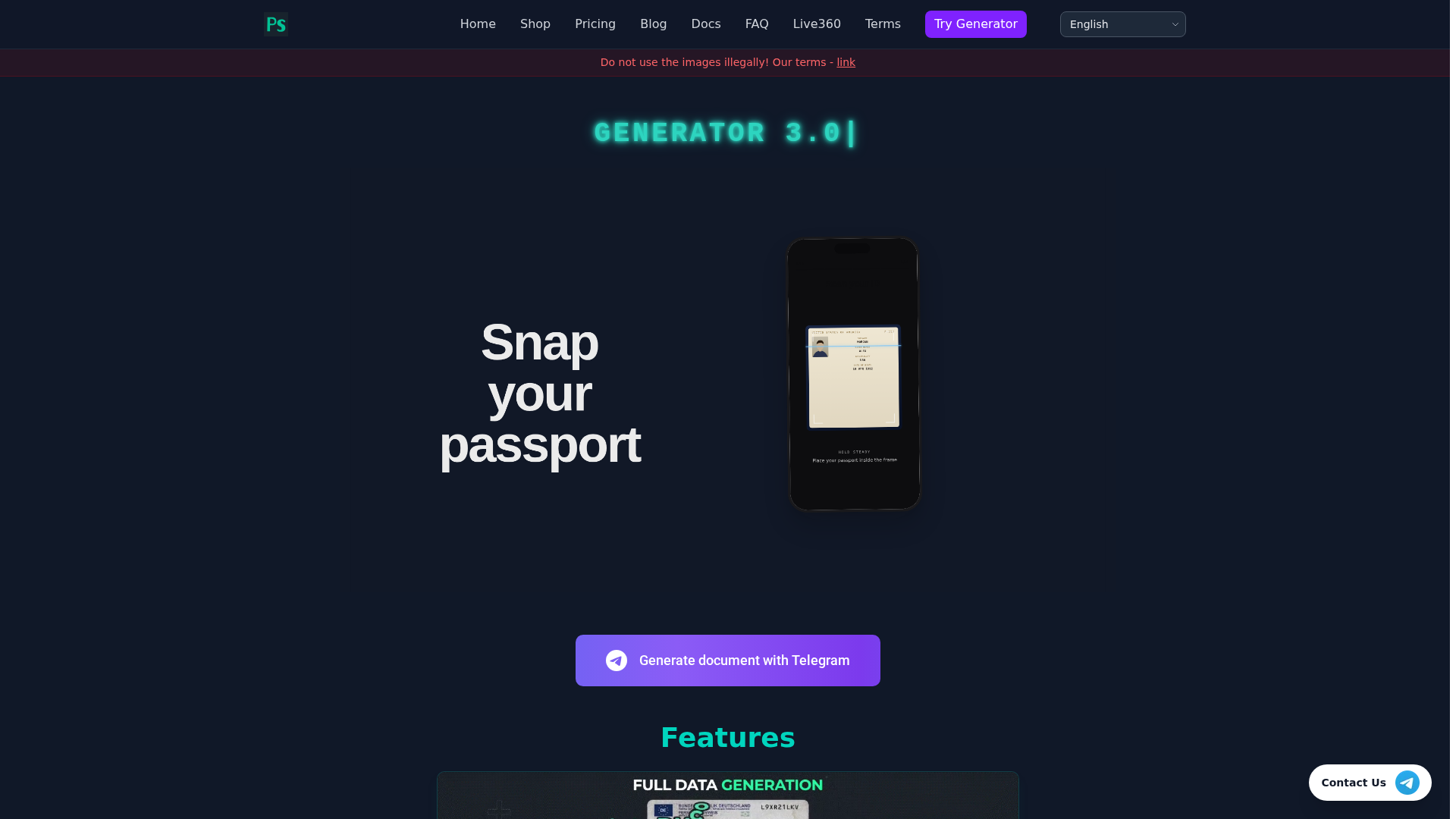 Screenshot of onlyfakeai.ru