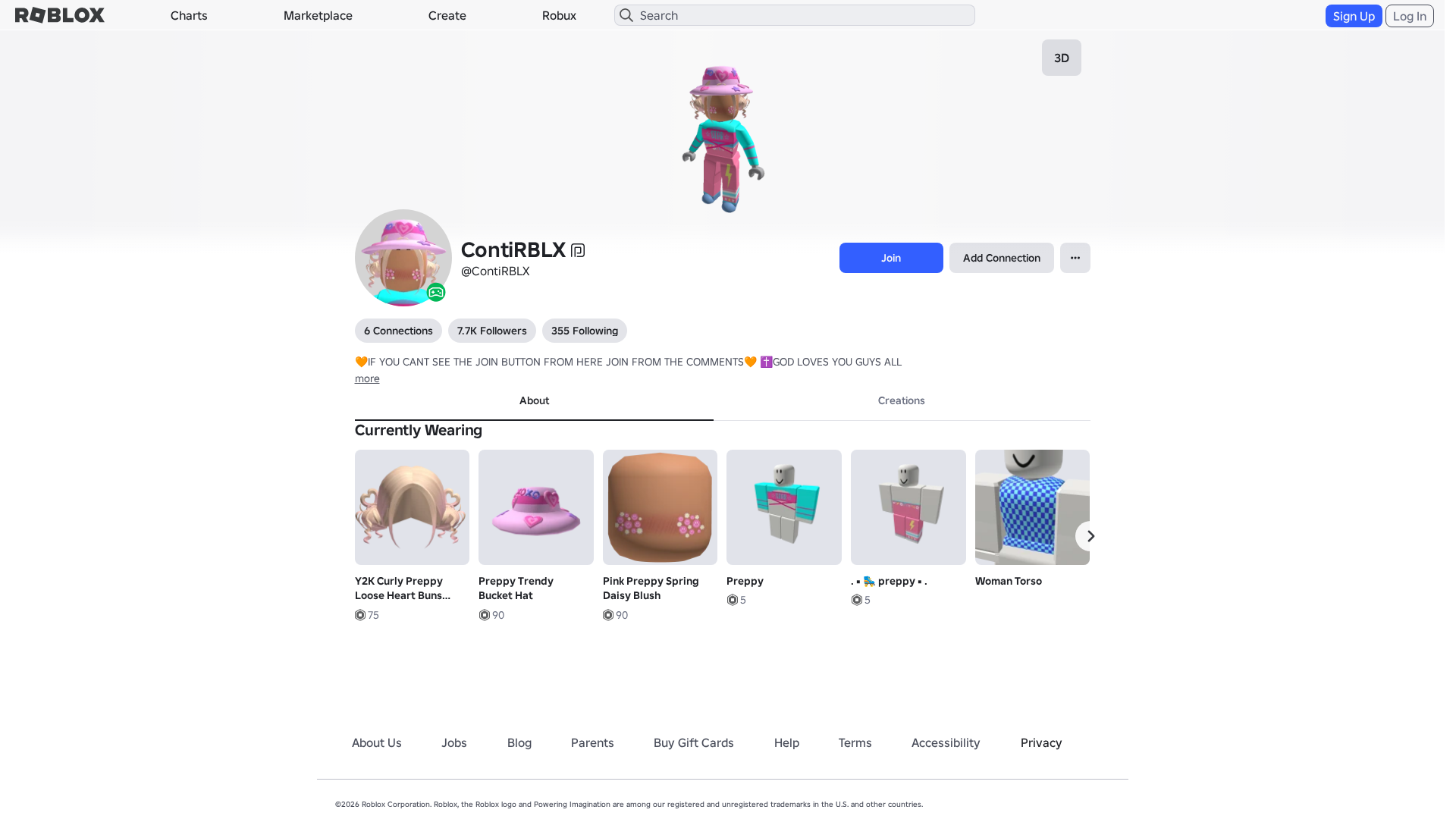 Screenshot of www.roblox.com.ml