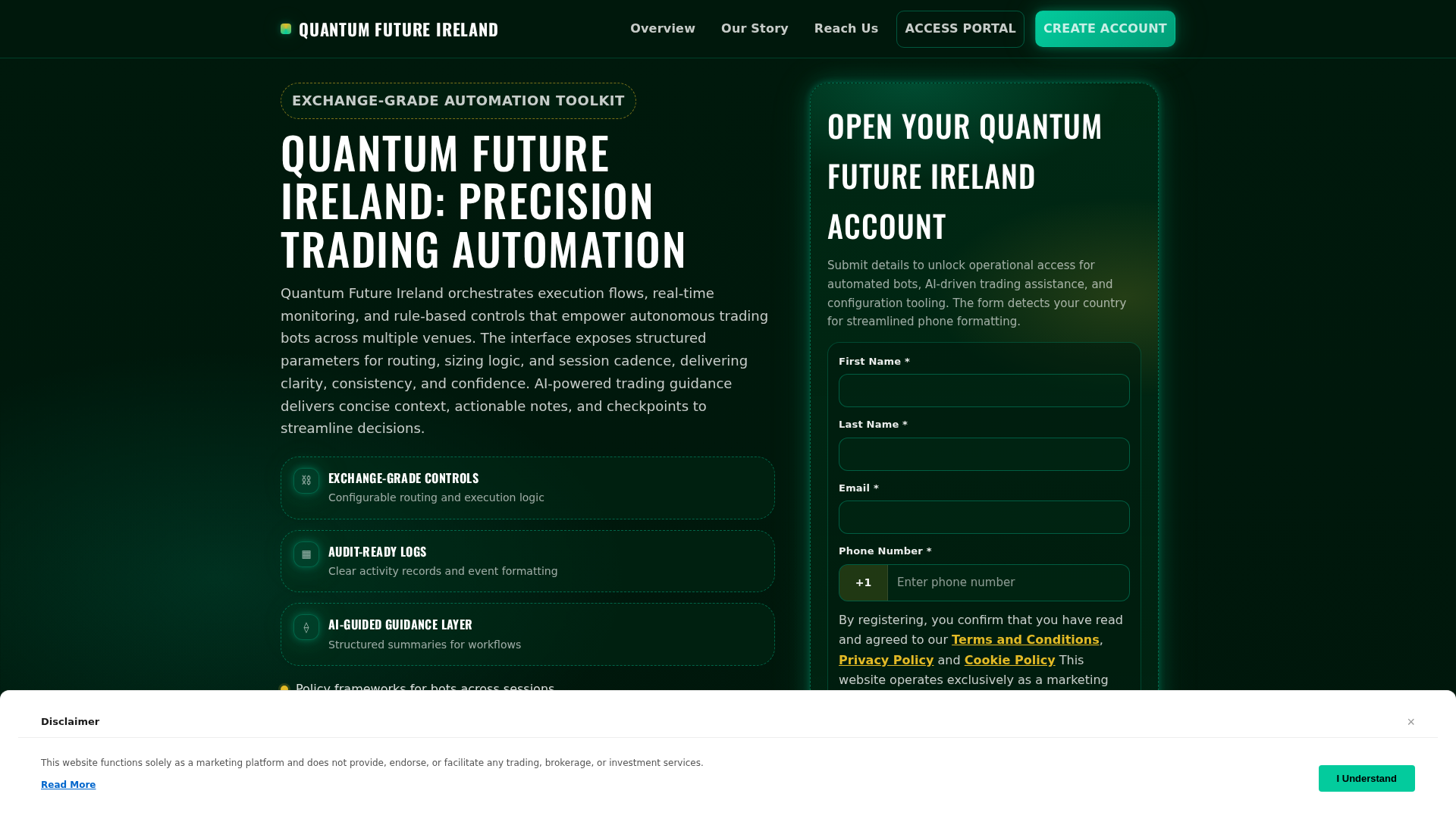 Screenshot of quantumfutureireland.shop