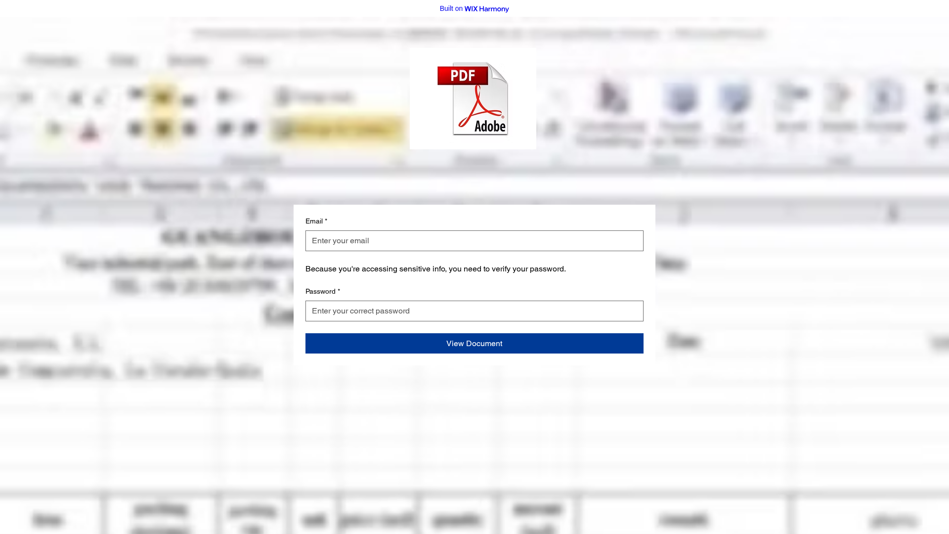 Screenshot of docusignpdf.wixsite.com