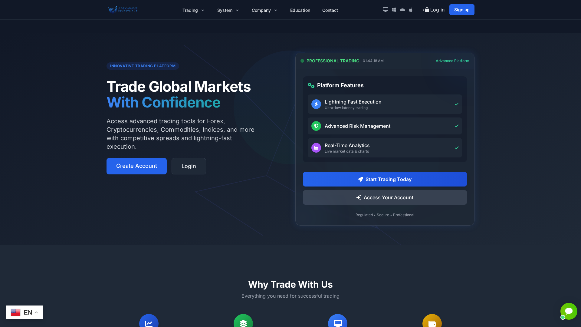 Screenshot of apex-wave.info